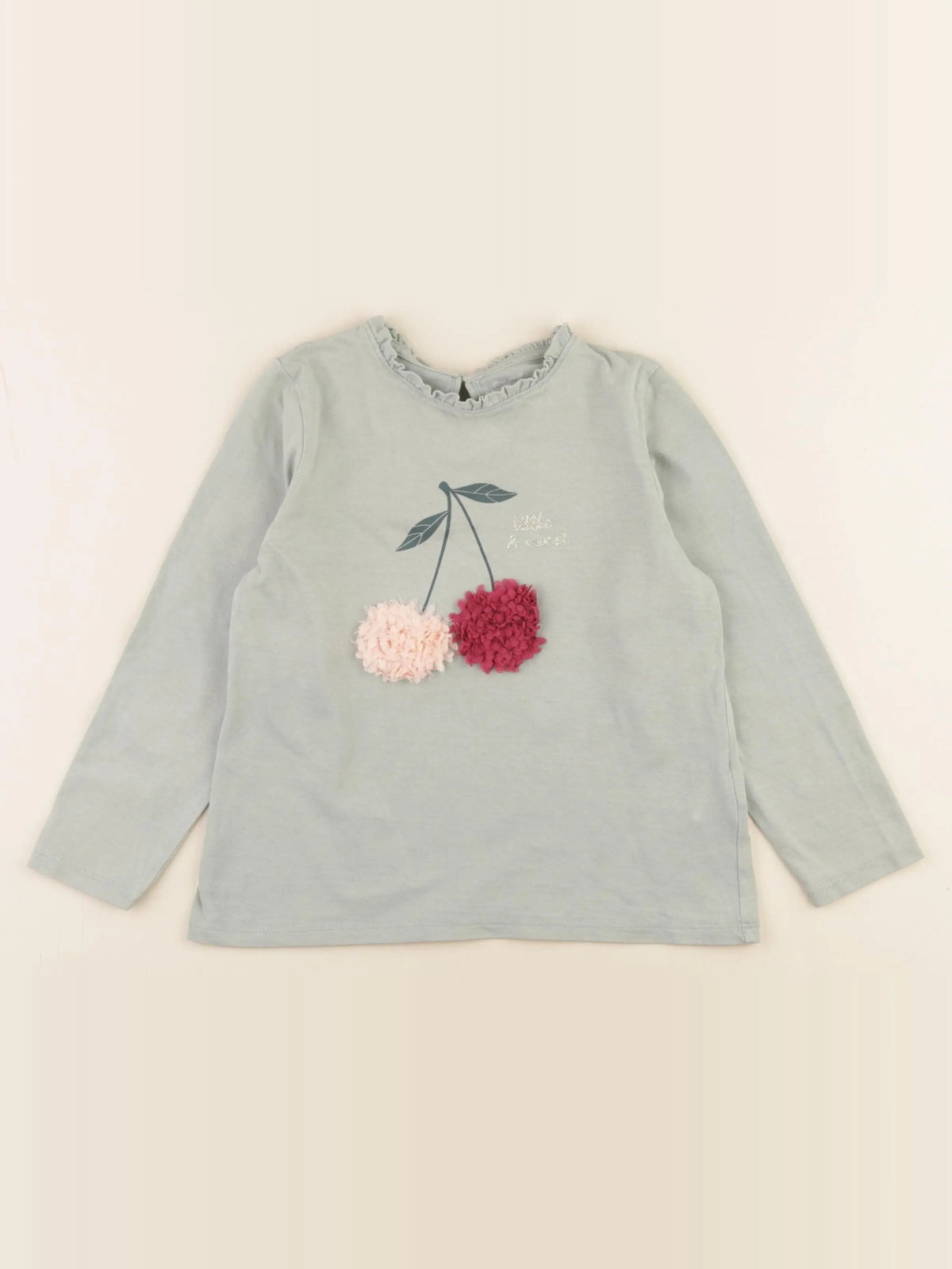 Vertbaudet - tee-shirt vert - 6 ans