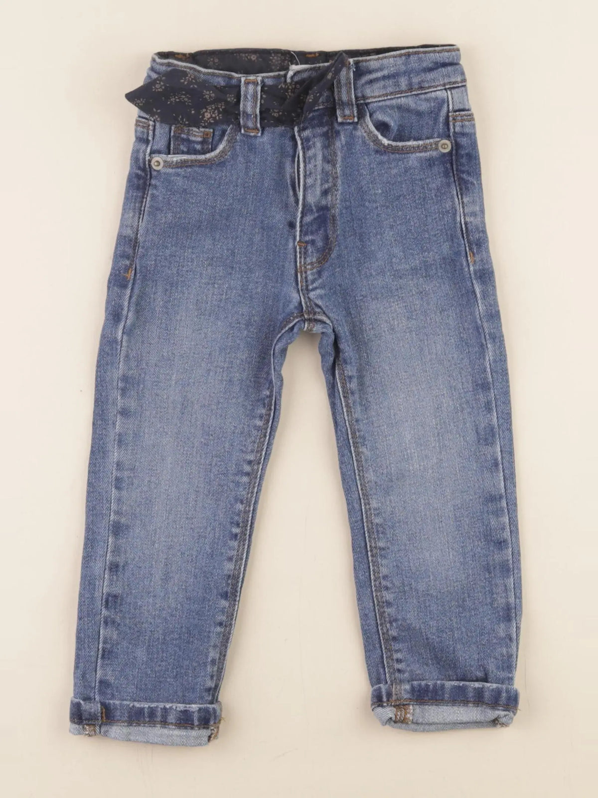 Vertbaudet - jean bleu - 2 ans
