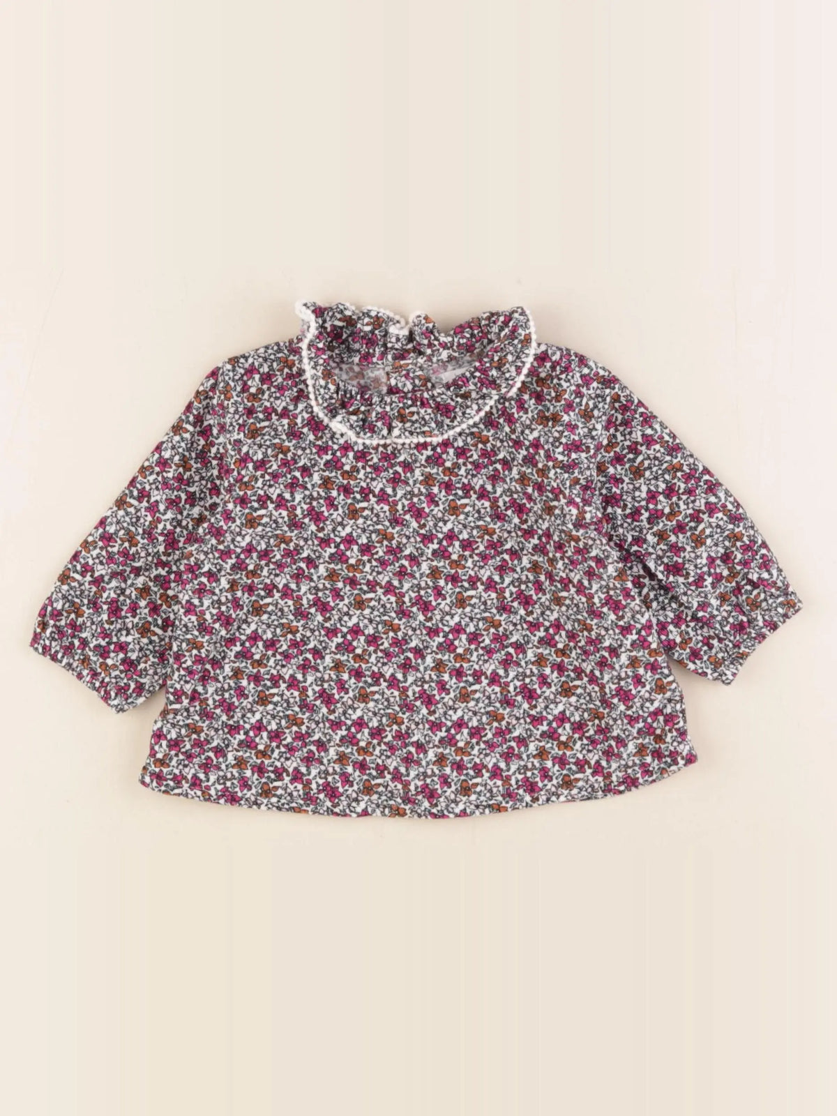Boutchou - blouse multicolore - 6 mois