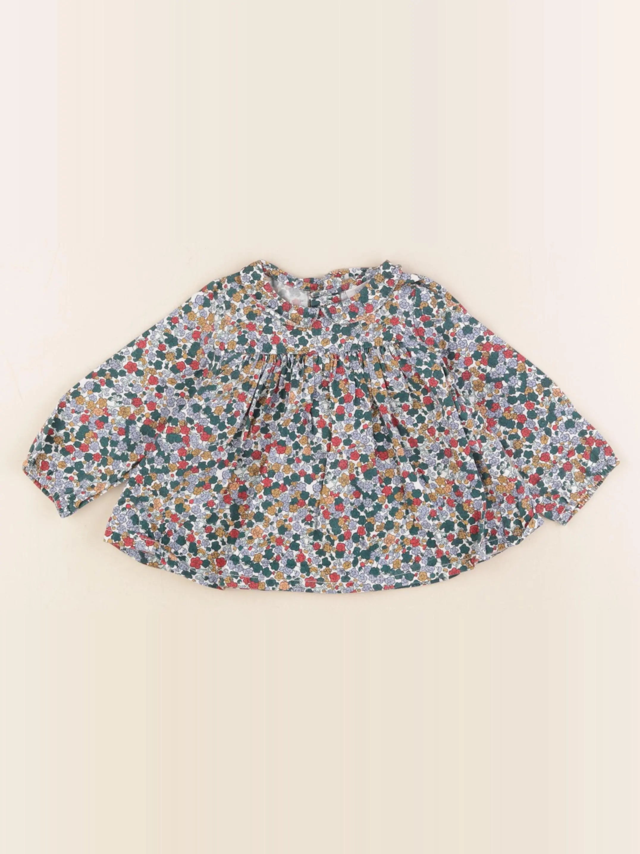 Boutchou - blouse multicolore - 6 mois
