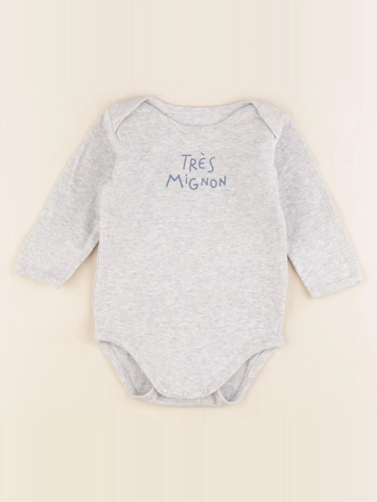 Boutchou - body gris - 12 mois