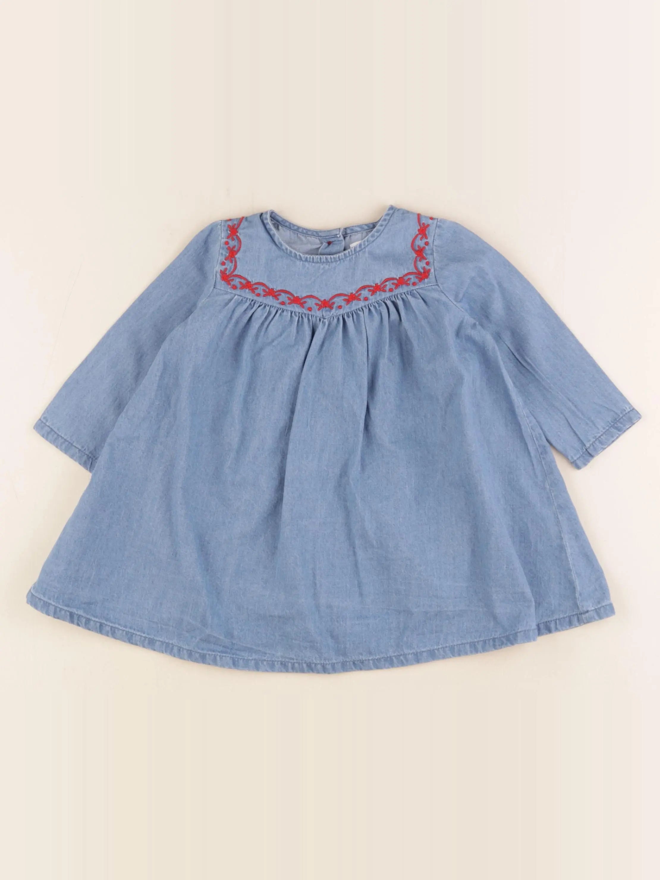 Boutchou - robe bleu - 9 mois