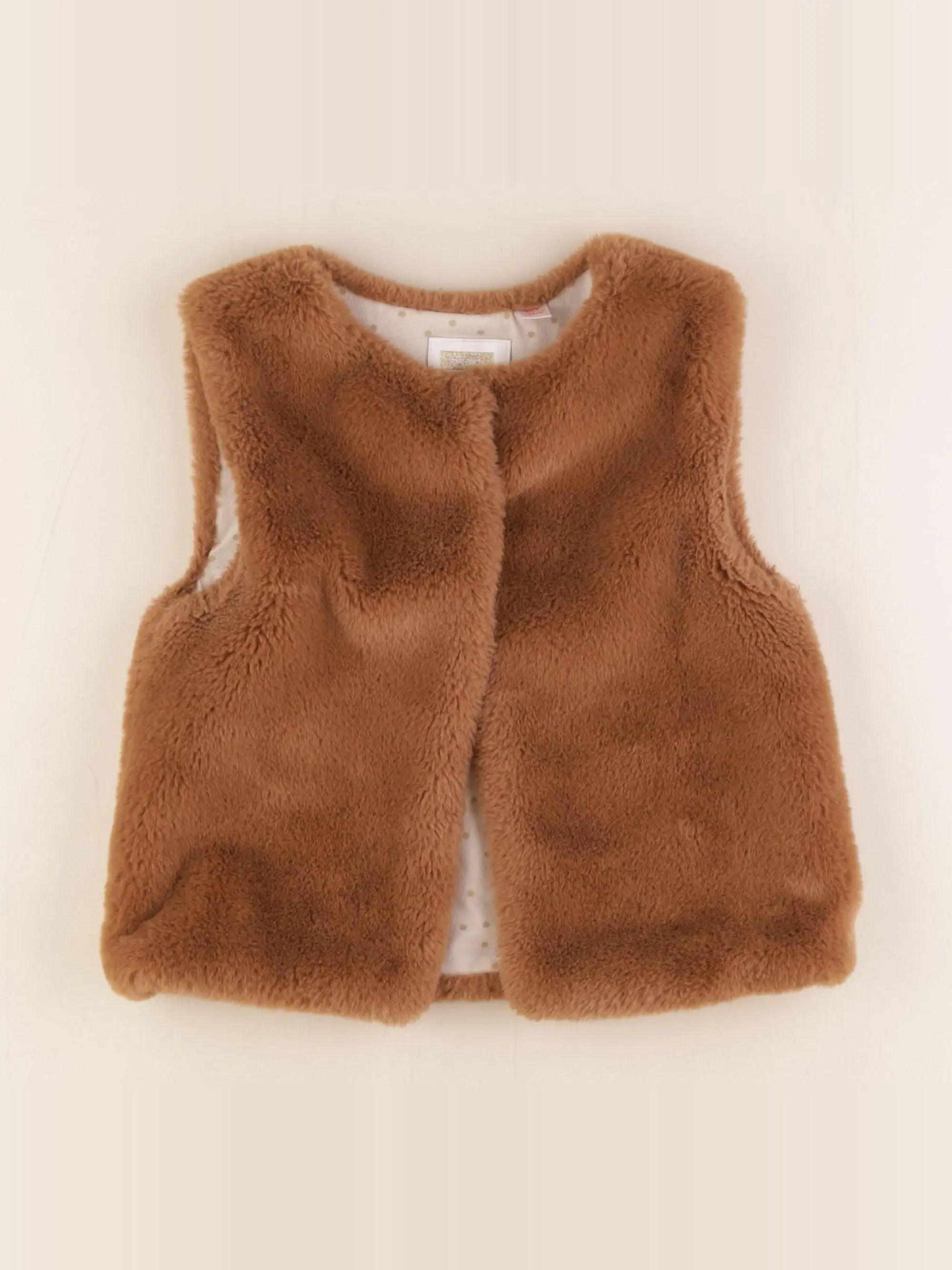 Okaidi - gilet marron - 8 ans
