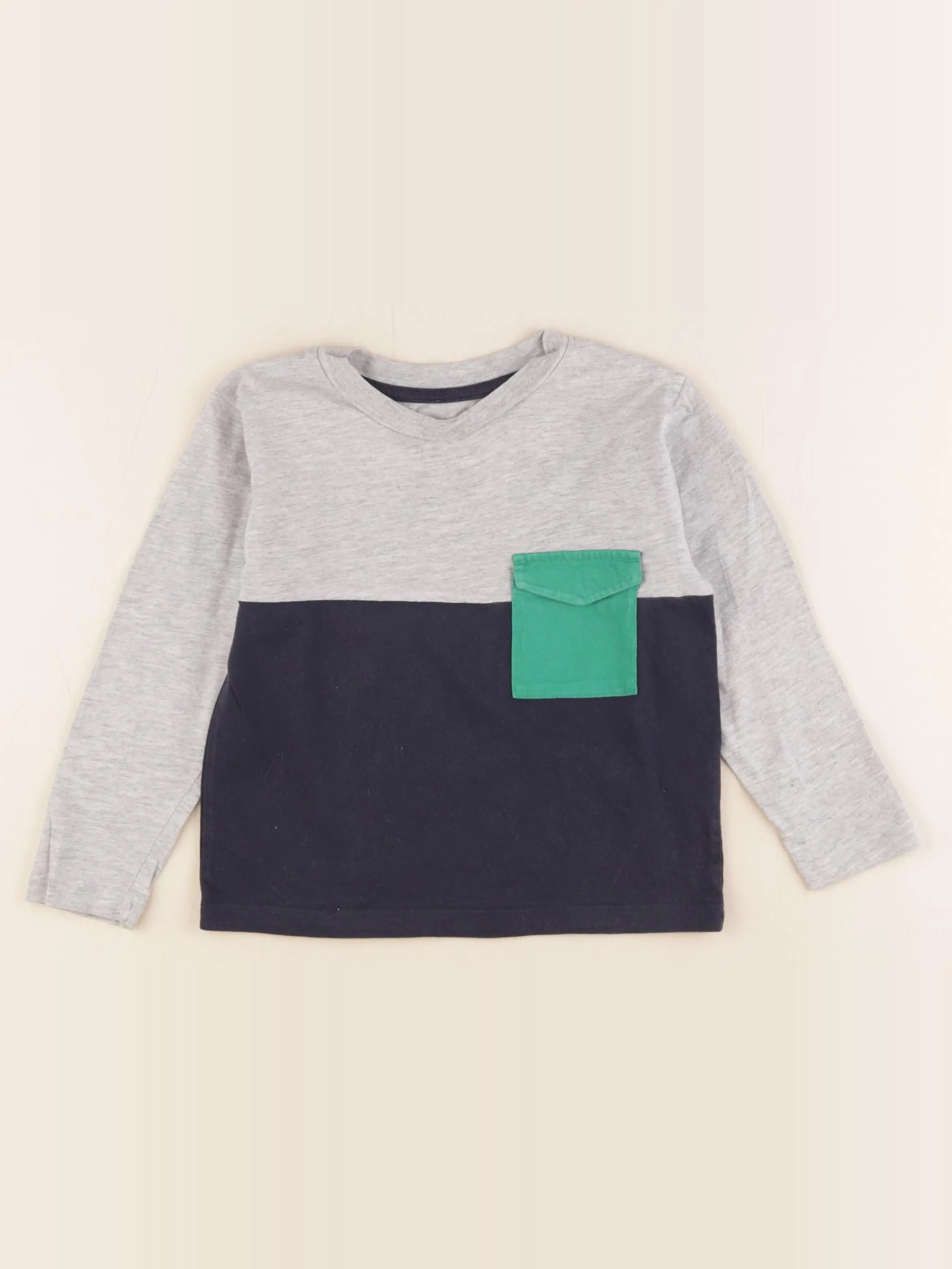 Monoprix - tee-shirt gris - 4 ans