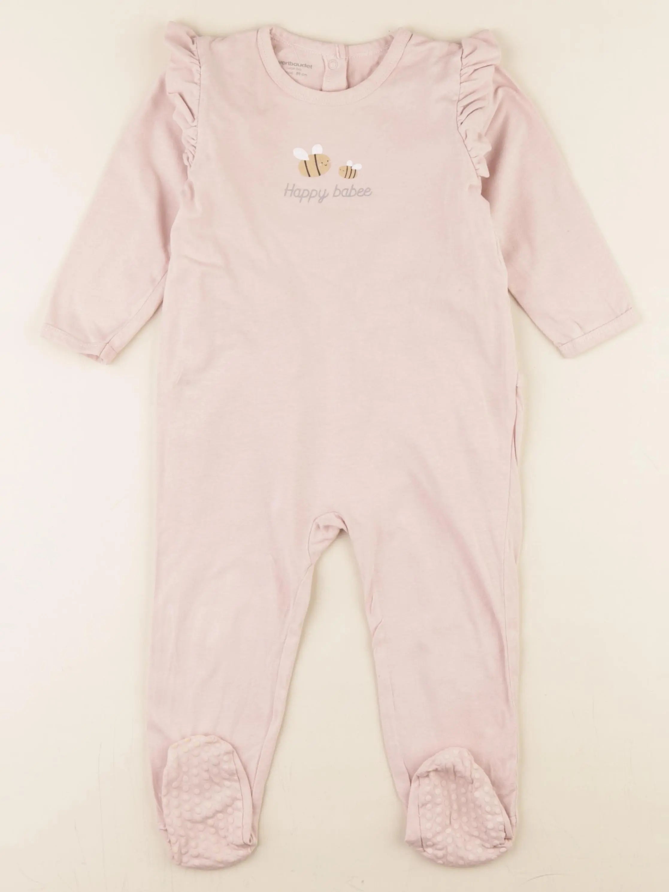 Vertbaudet - pyjama coton rose - 24 mois