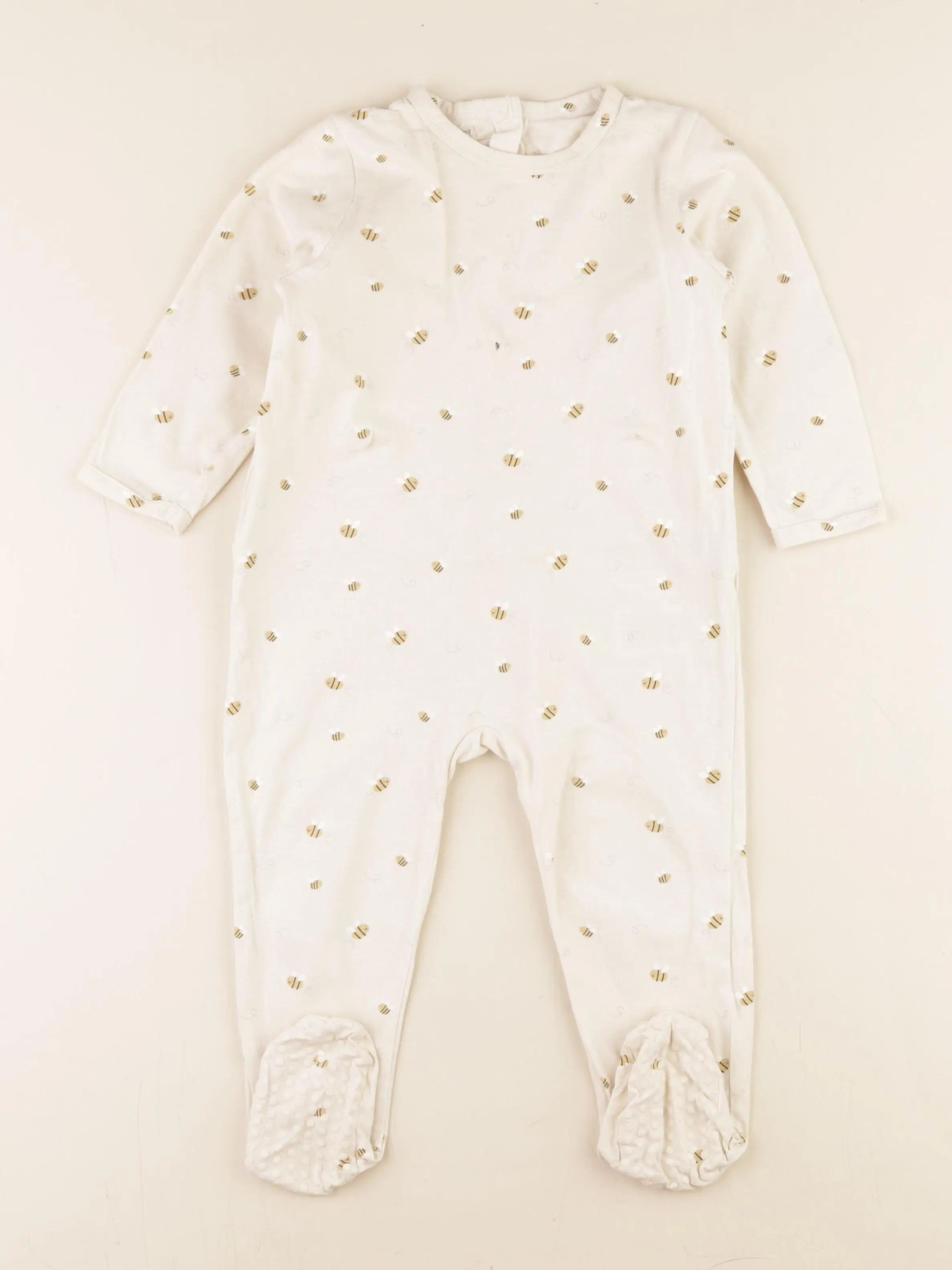 Vertbaudet - pyjama coton jaune - 24 mois