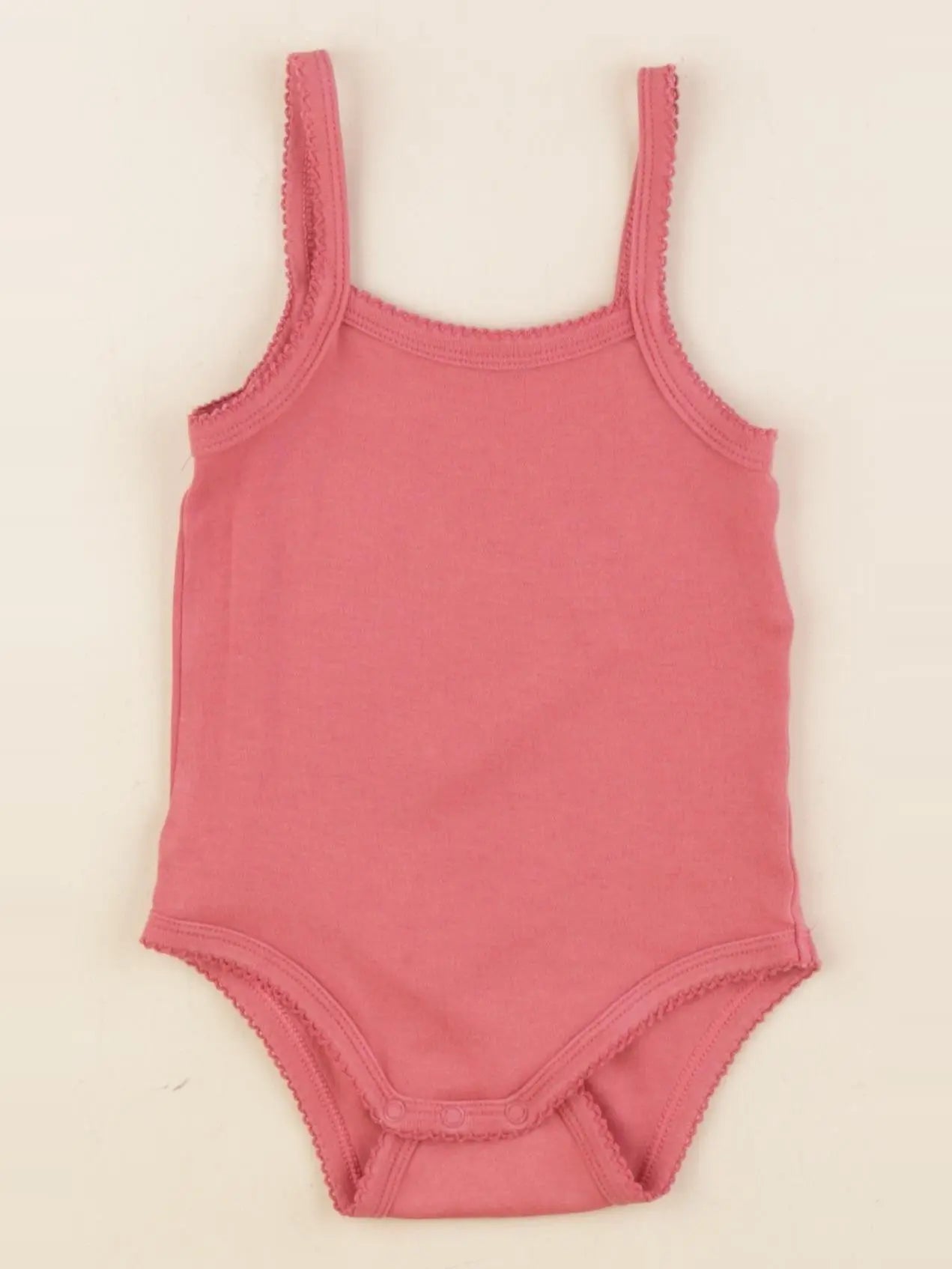 Vertbaudet - body rose - 12 mois
