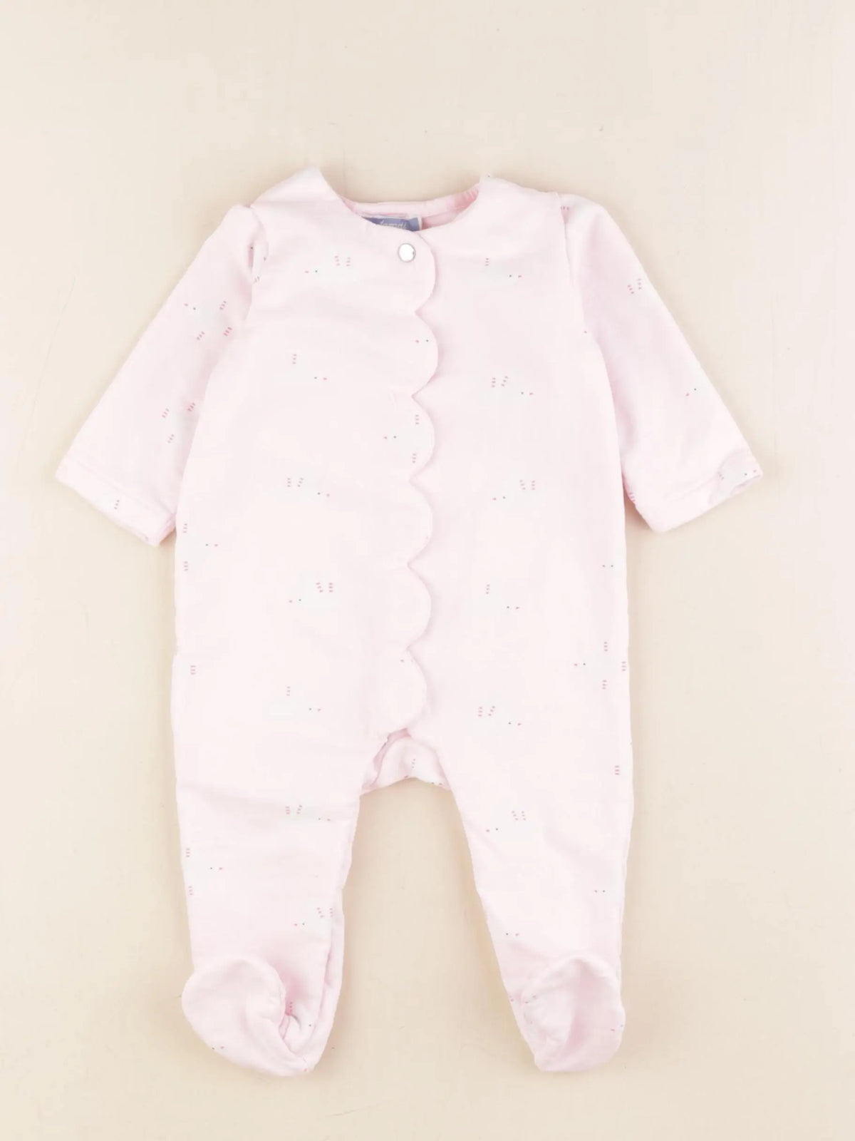 Jacadi - pyjama coton rose - 6 mois