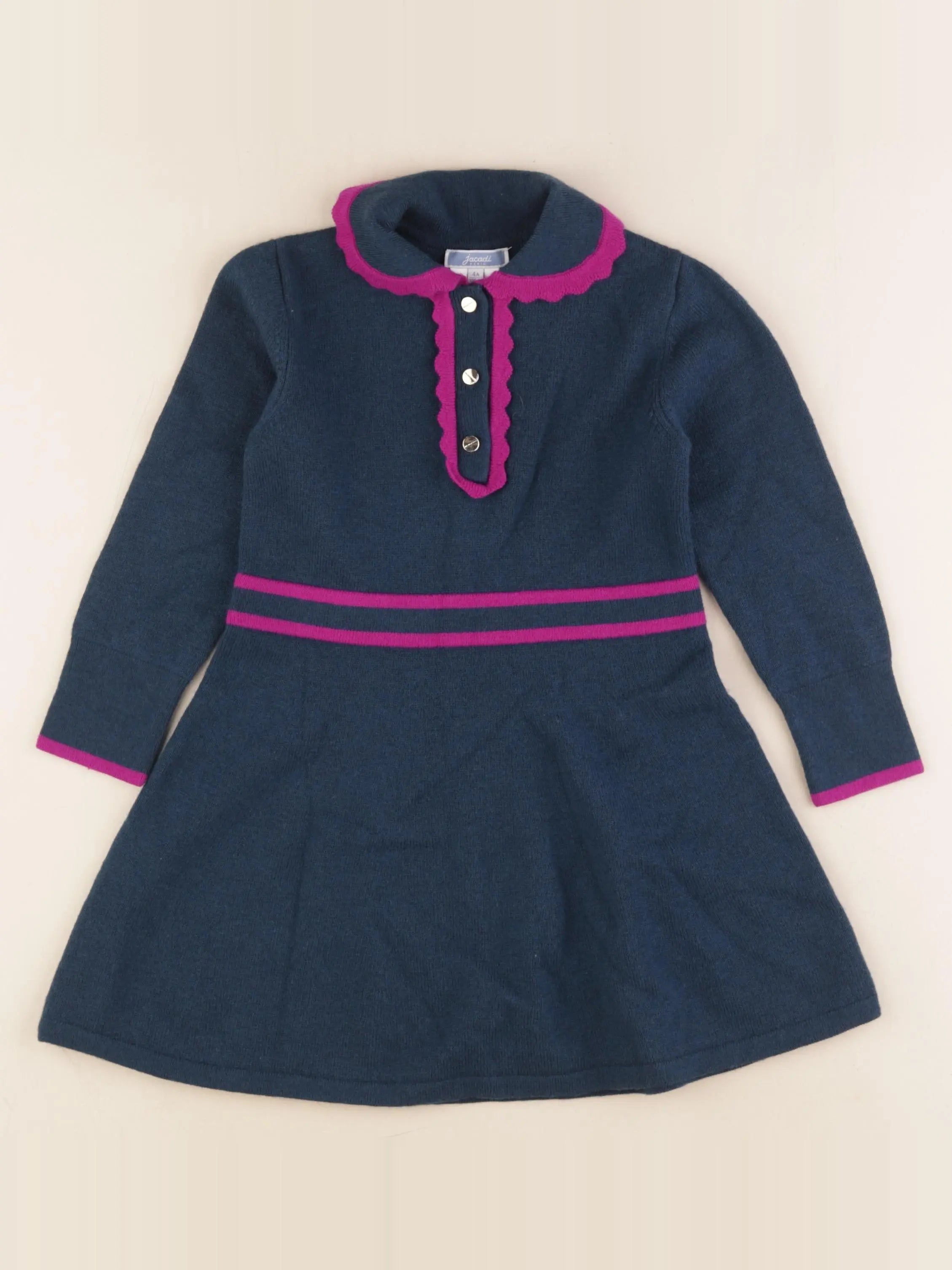 Jacadi - robe bleu - 4 ans