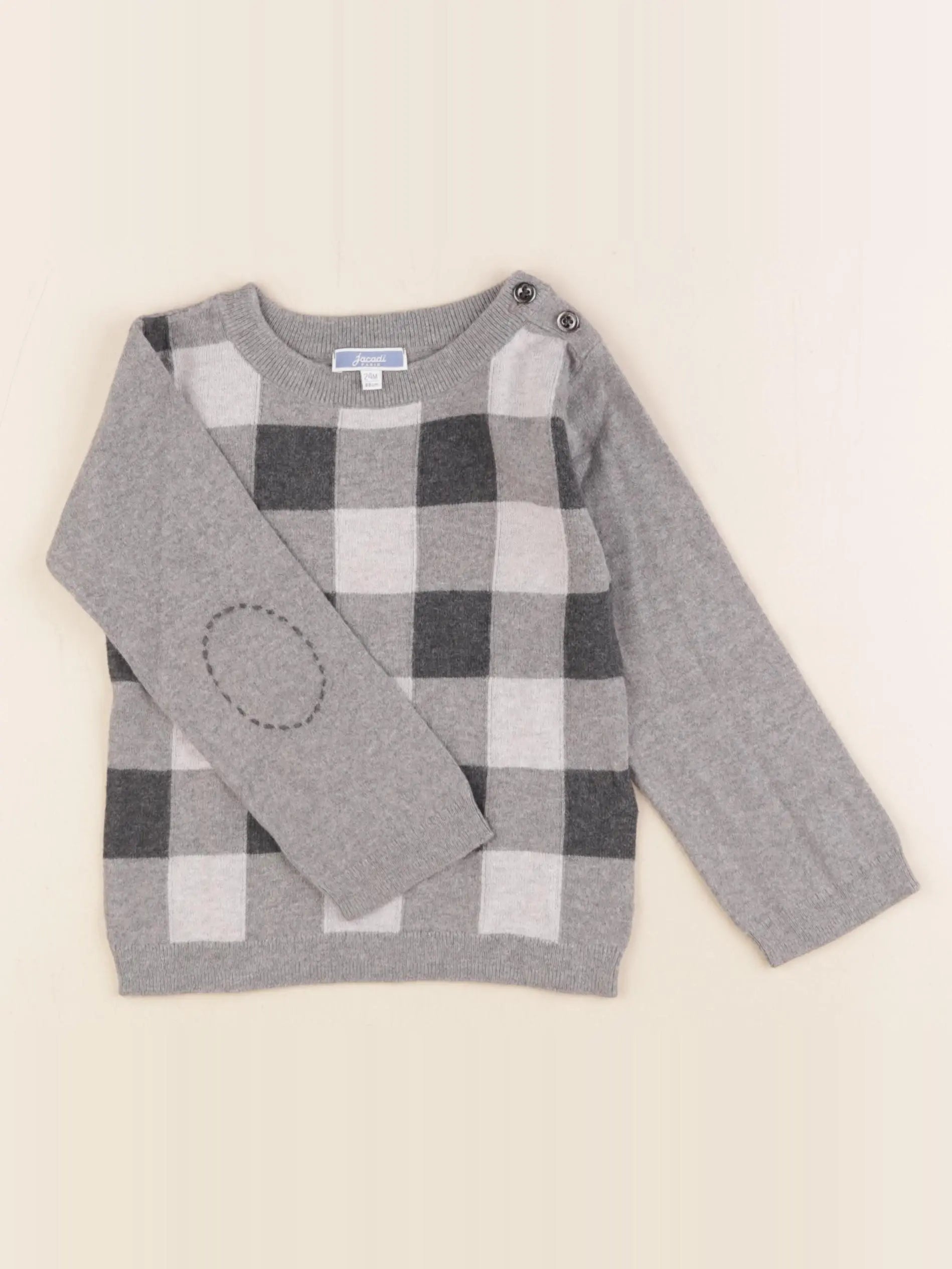 Jacadi - pull gris - 24 mois