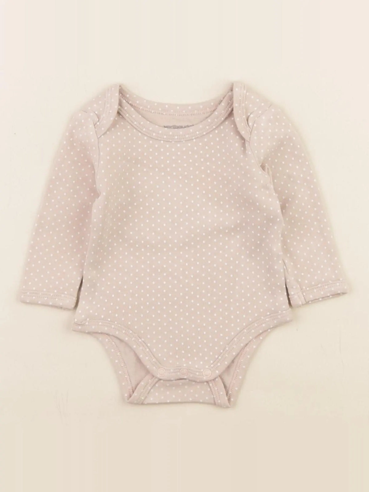 Vertbaudet - body beige - 3 mois
