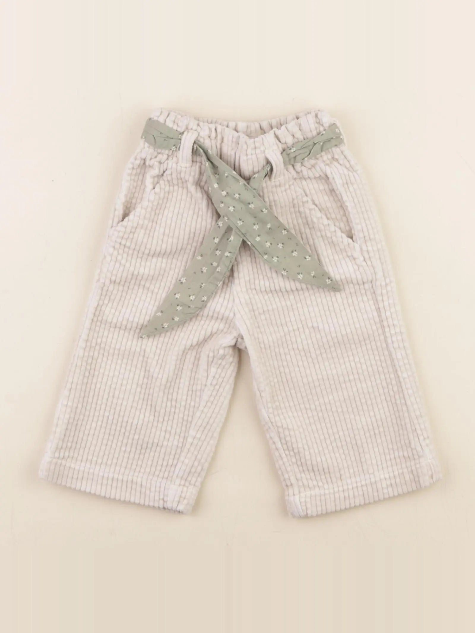 Vertbaudet - pantalon beige - 3 mois