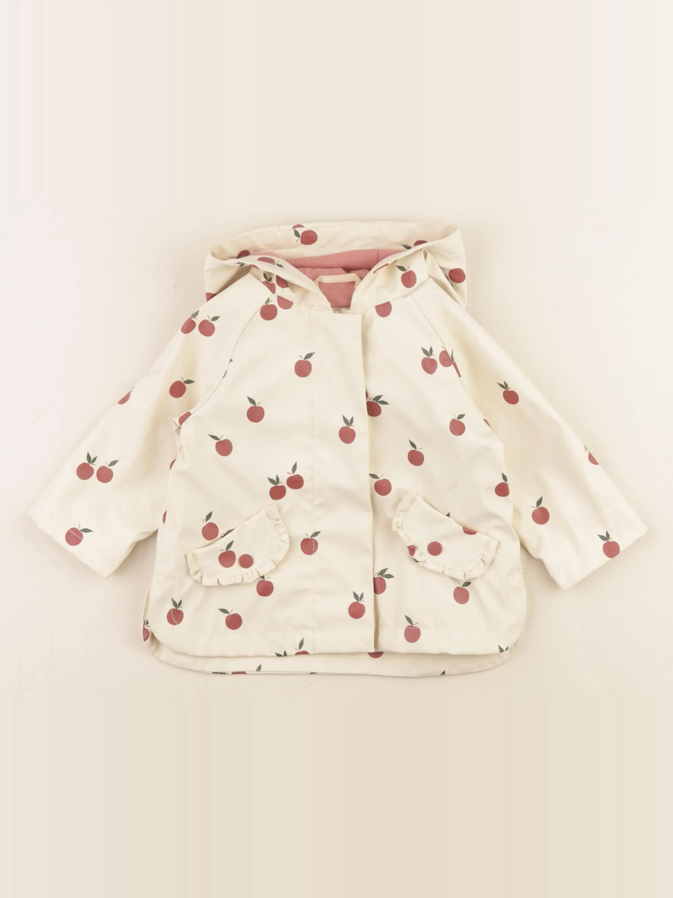 Vertbaudet - manteau beige - 9 mois
