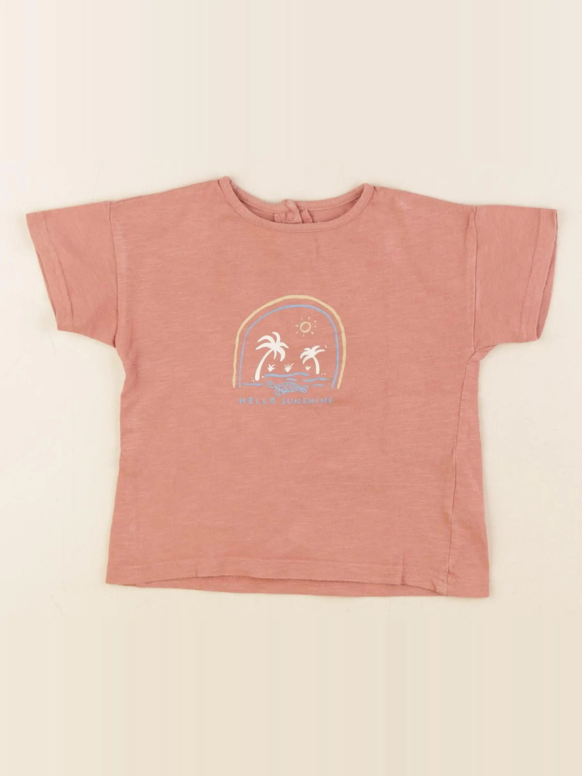 Vertbaudet - tee-shirt rose - 2 ans