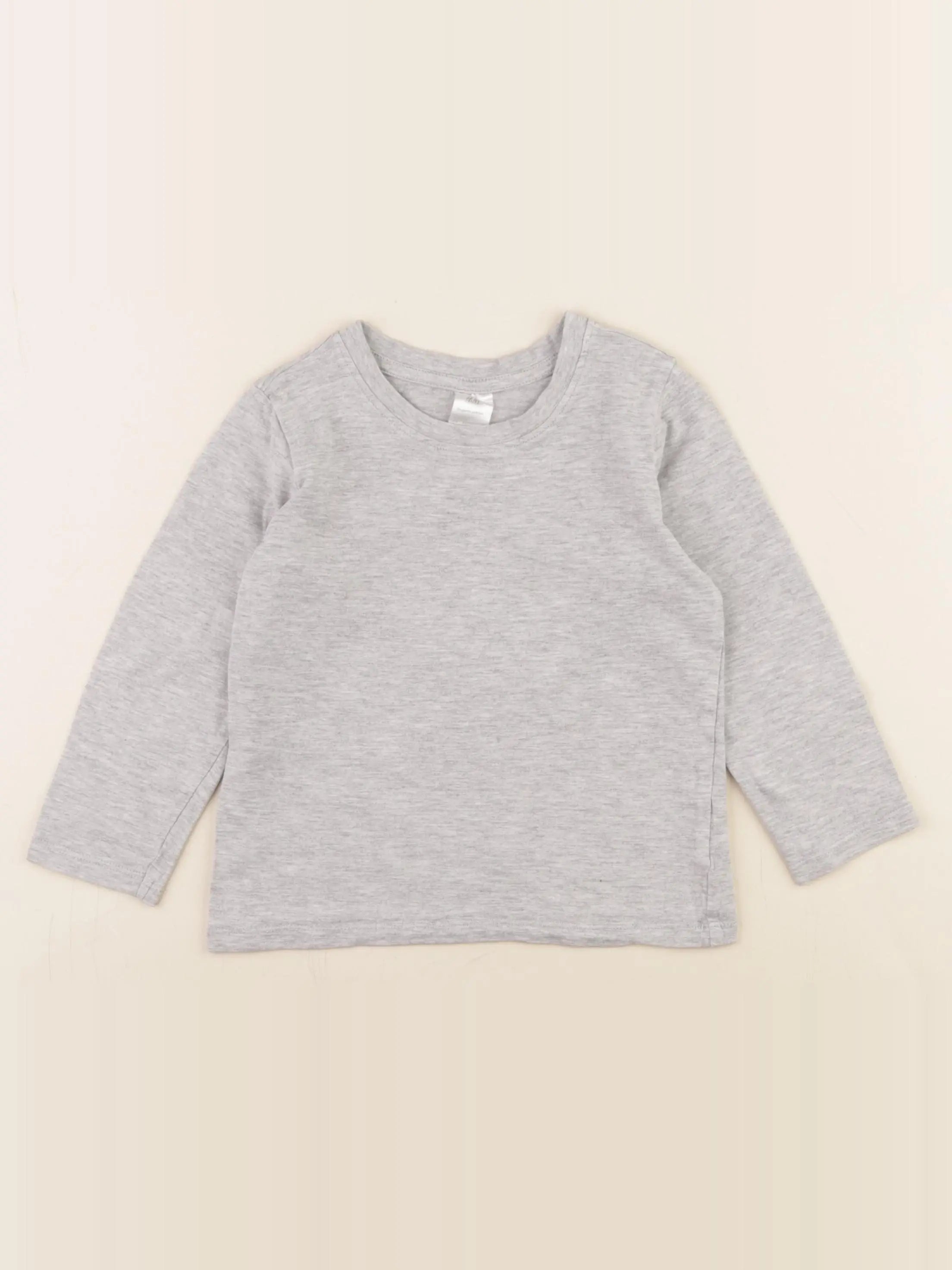 H&M - tee-shirt gris - 3 ans
