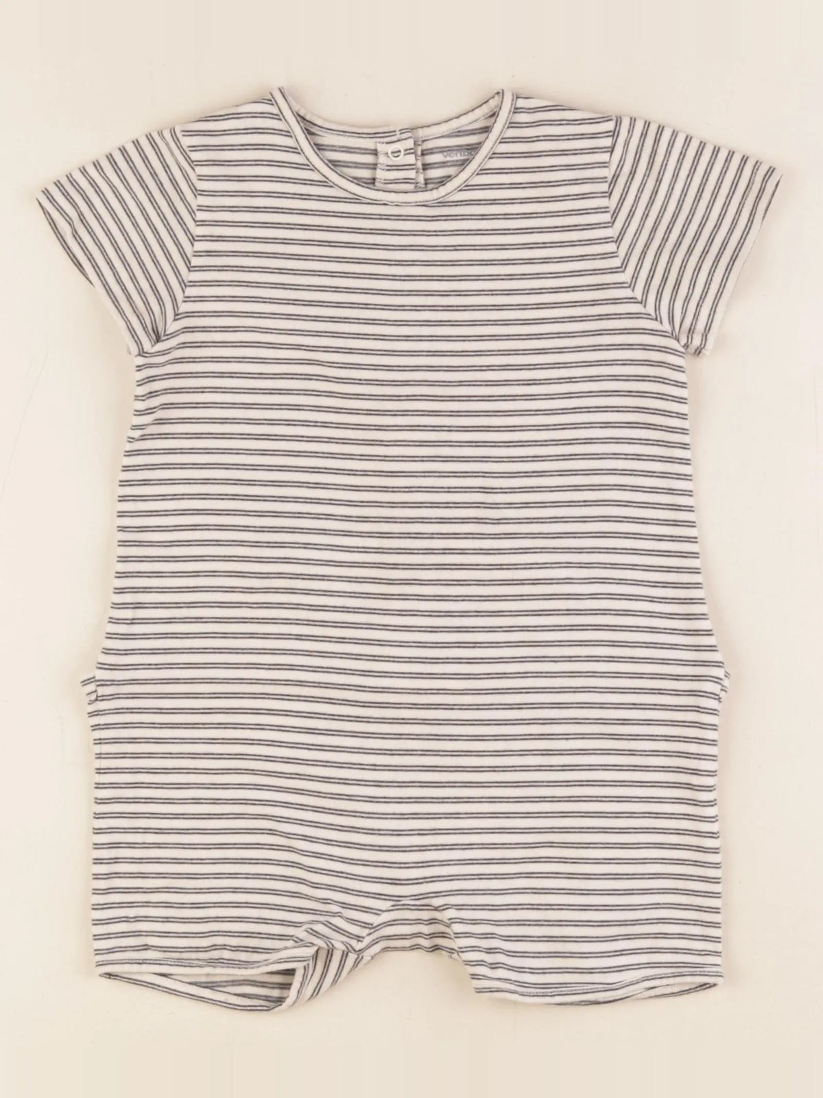 Vertbaudet - pyjama coton bleu - 24 mois