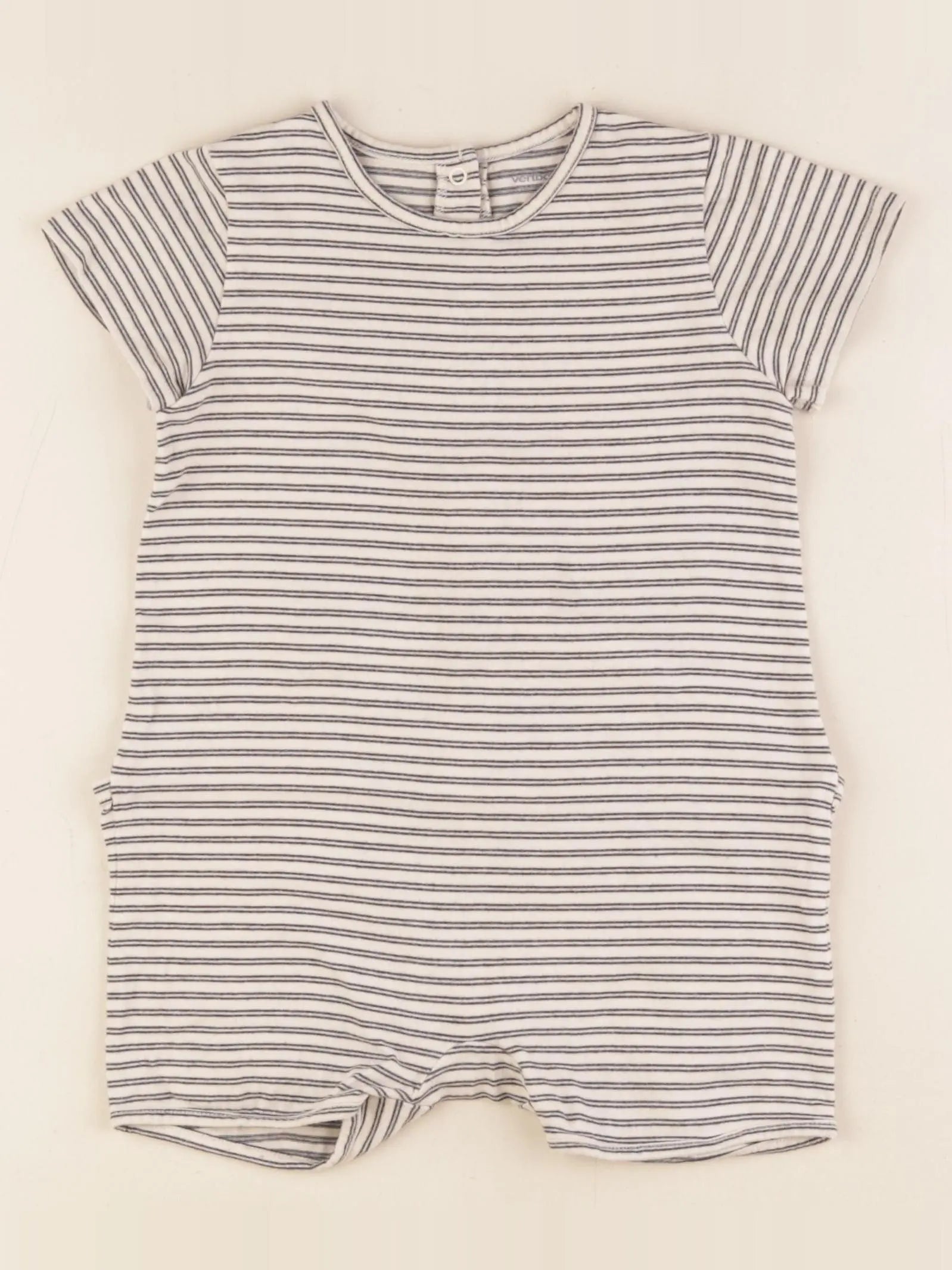 Vertbaudet - pyjama coton bleu - 24 mois