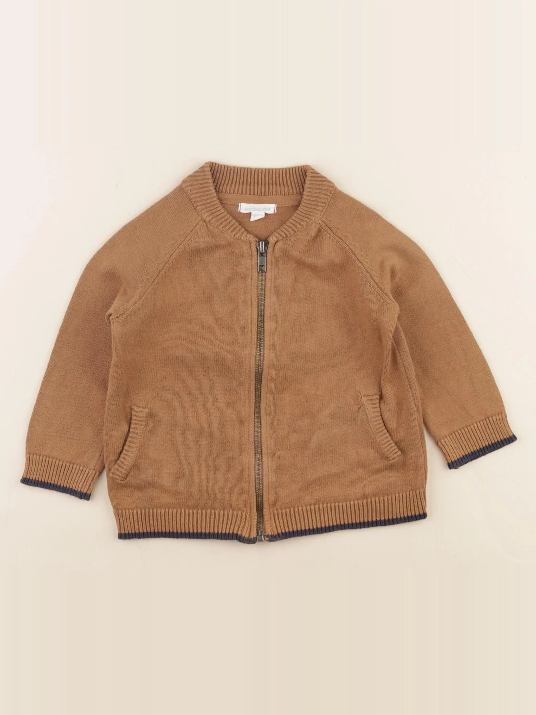 Vertbaudet - pull marron - 2 ans