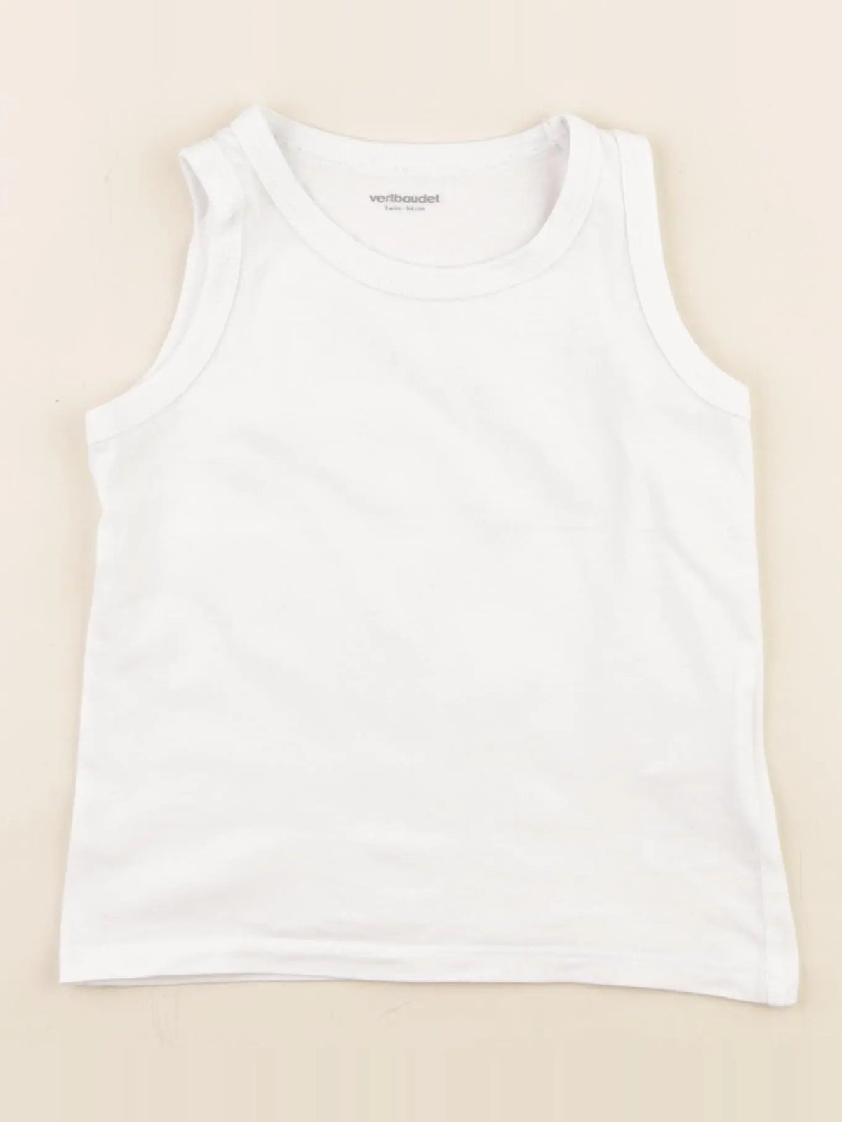 Vertbaudet - débardeur blanc - 3 ans