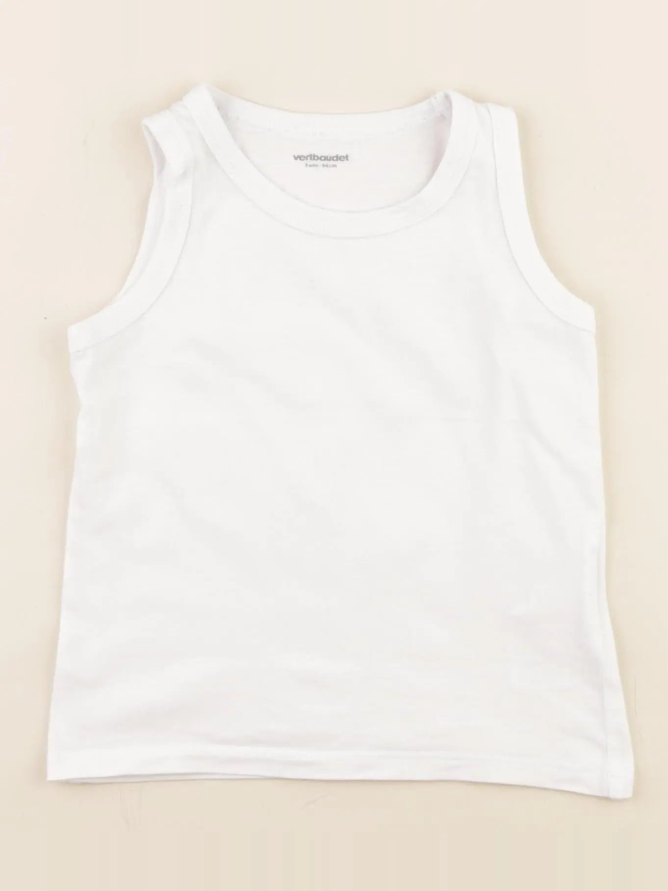 Vertbaudet - débardeur blanc - 3 ans