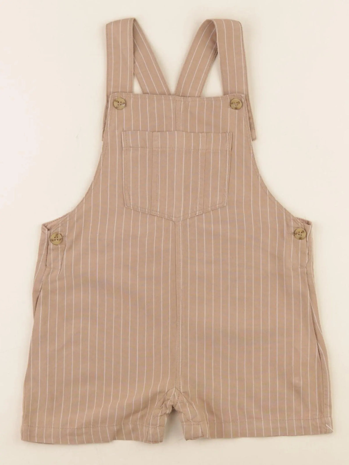 Vertbaudet - salopette marron - 3 ans