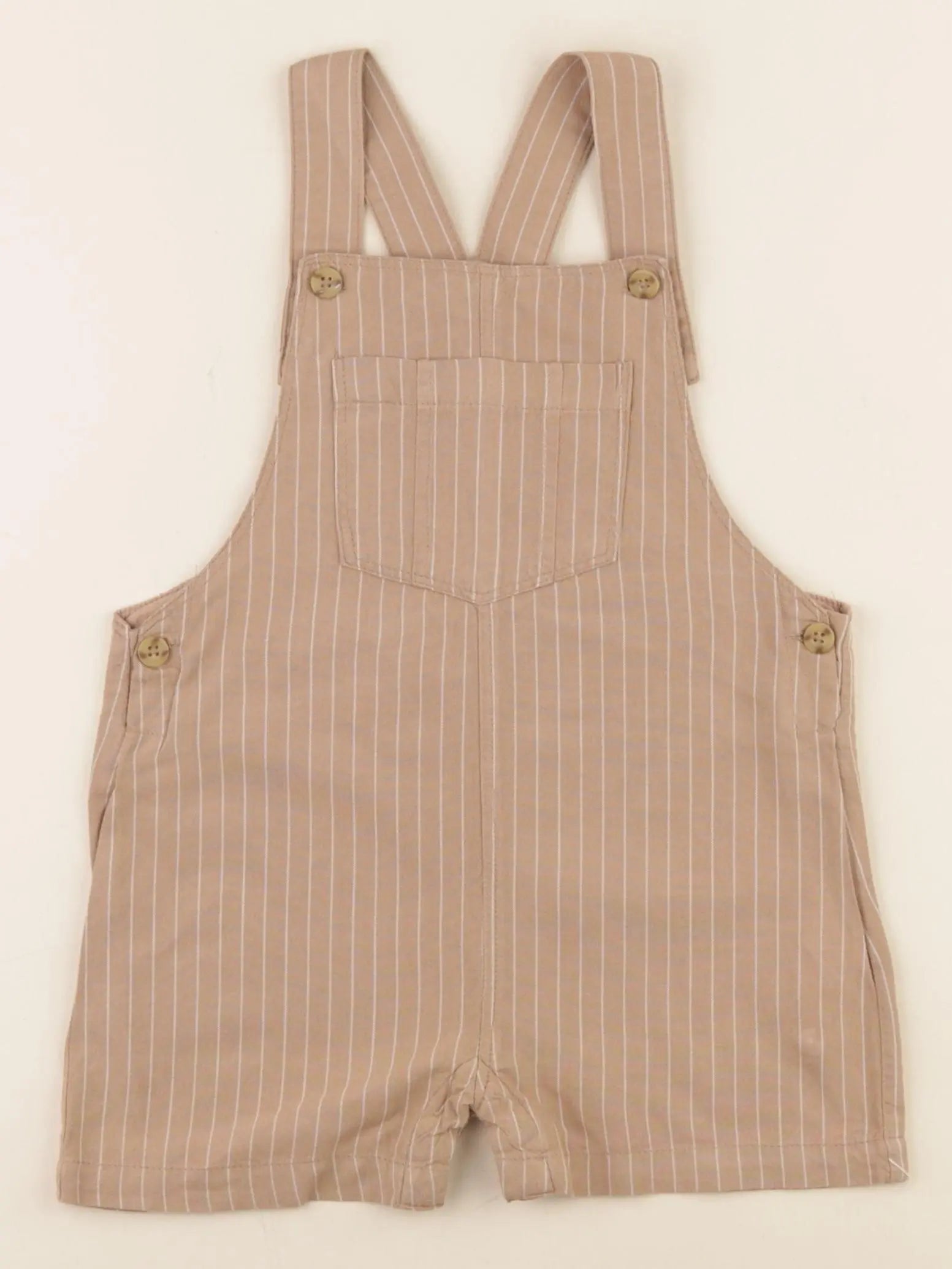 Vertbaudet - salopette marron - 3 ans