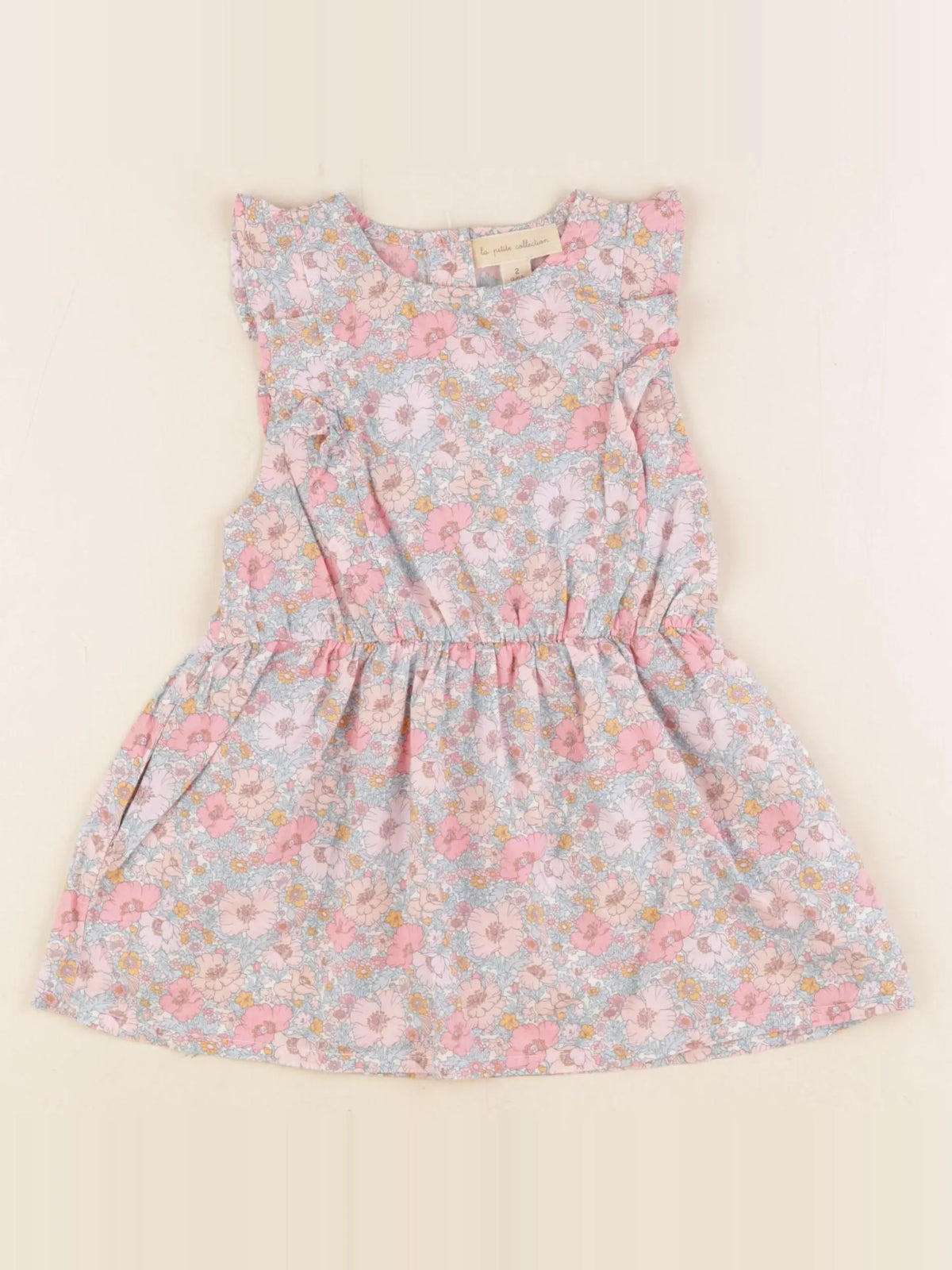 La Petite Collection - robe rose, bleu - 2 ans