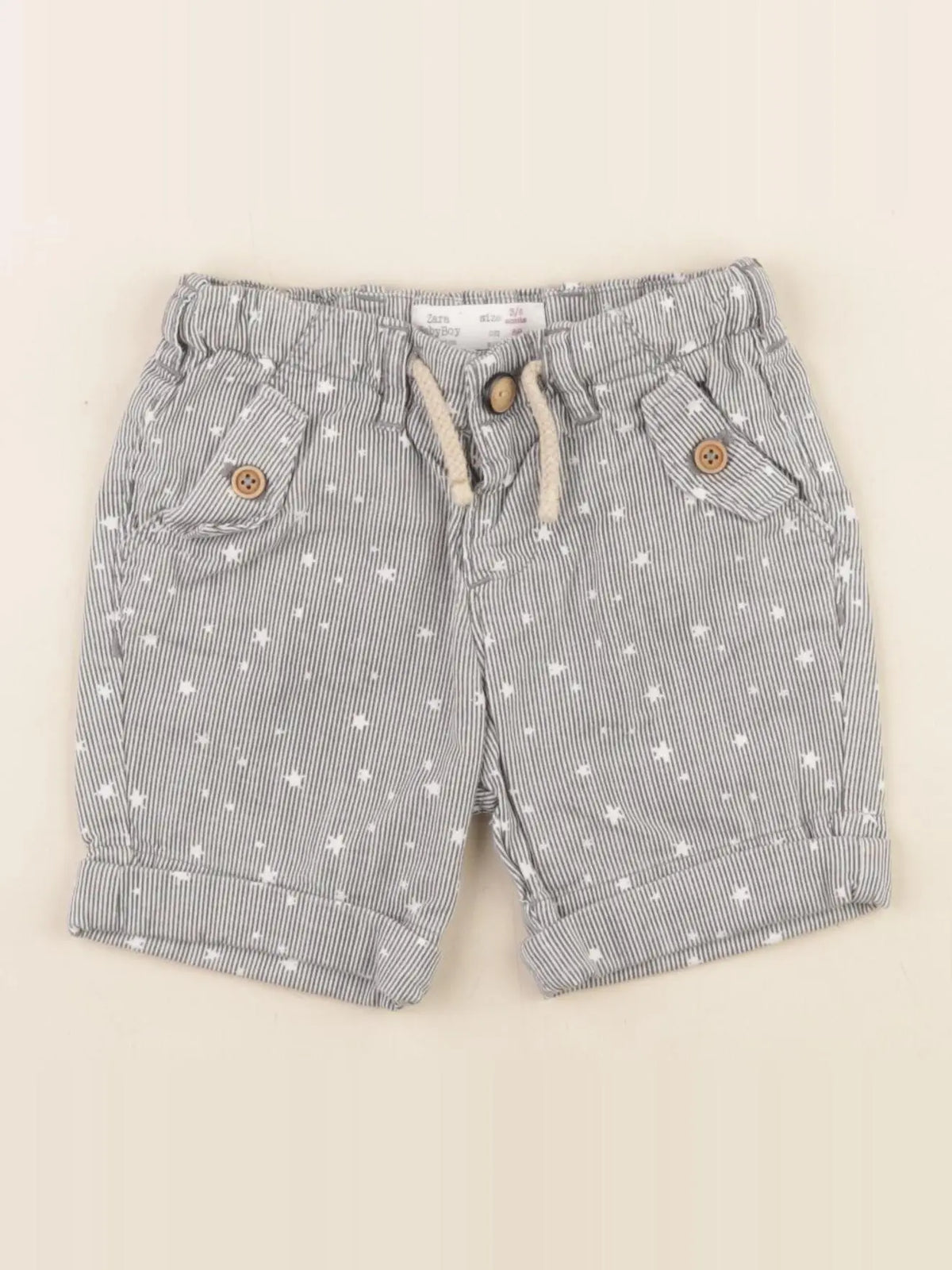 Zara - short gris - 3/4 ans