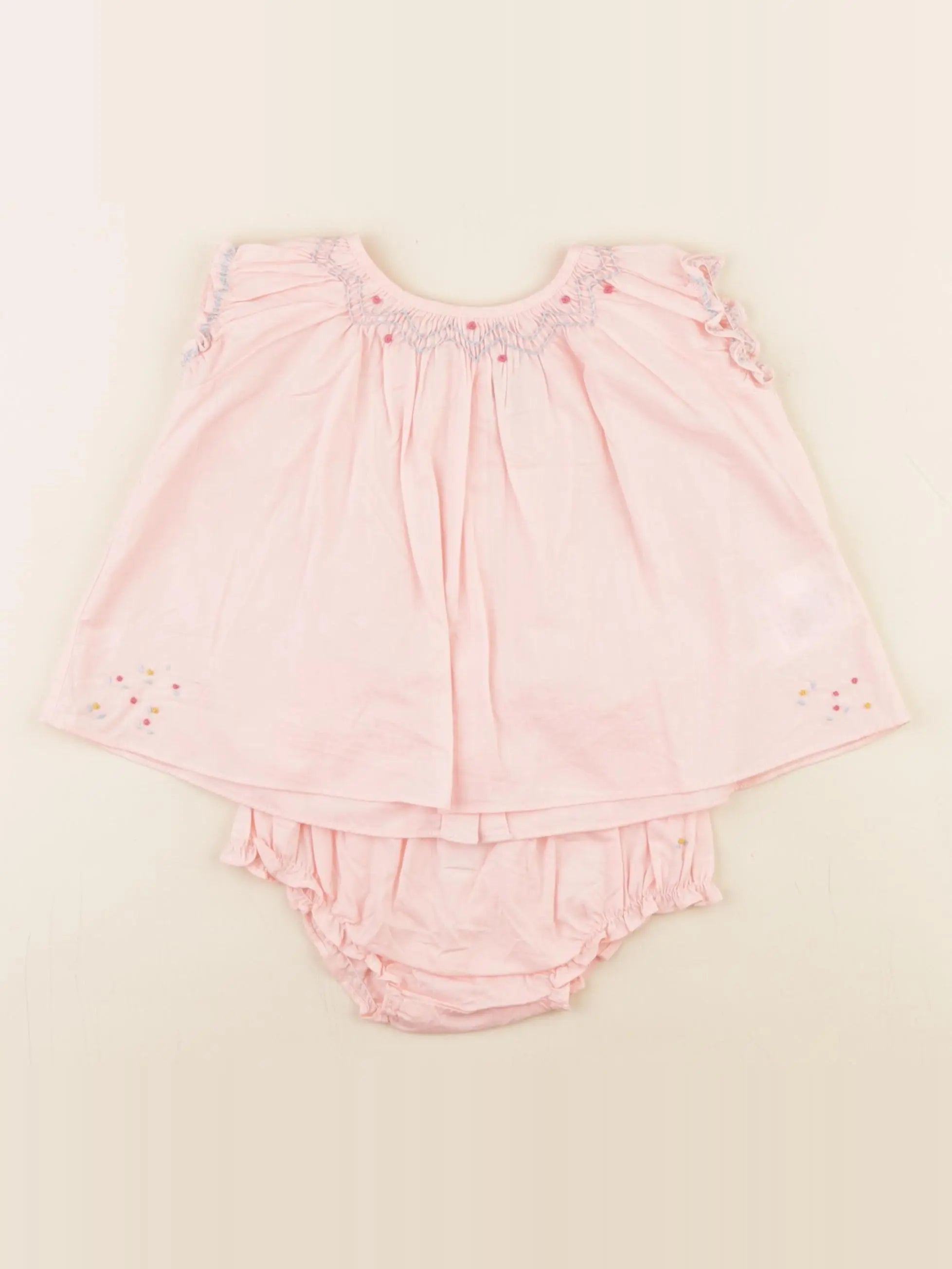 Cyrillus - ensemble orange - 6 mois
