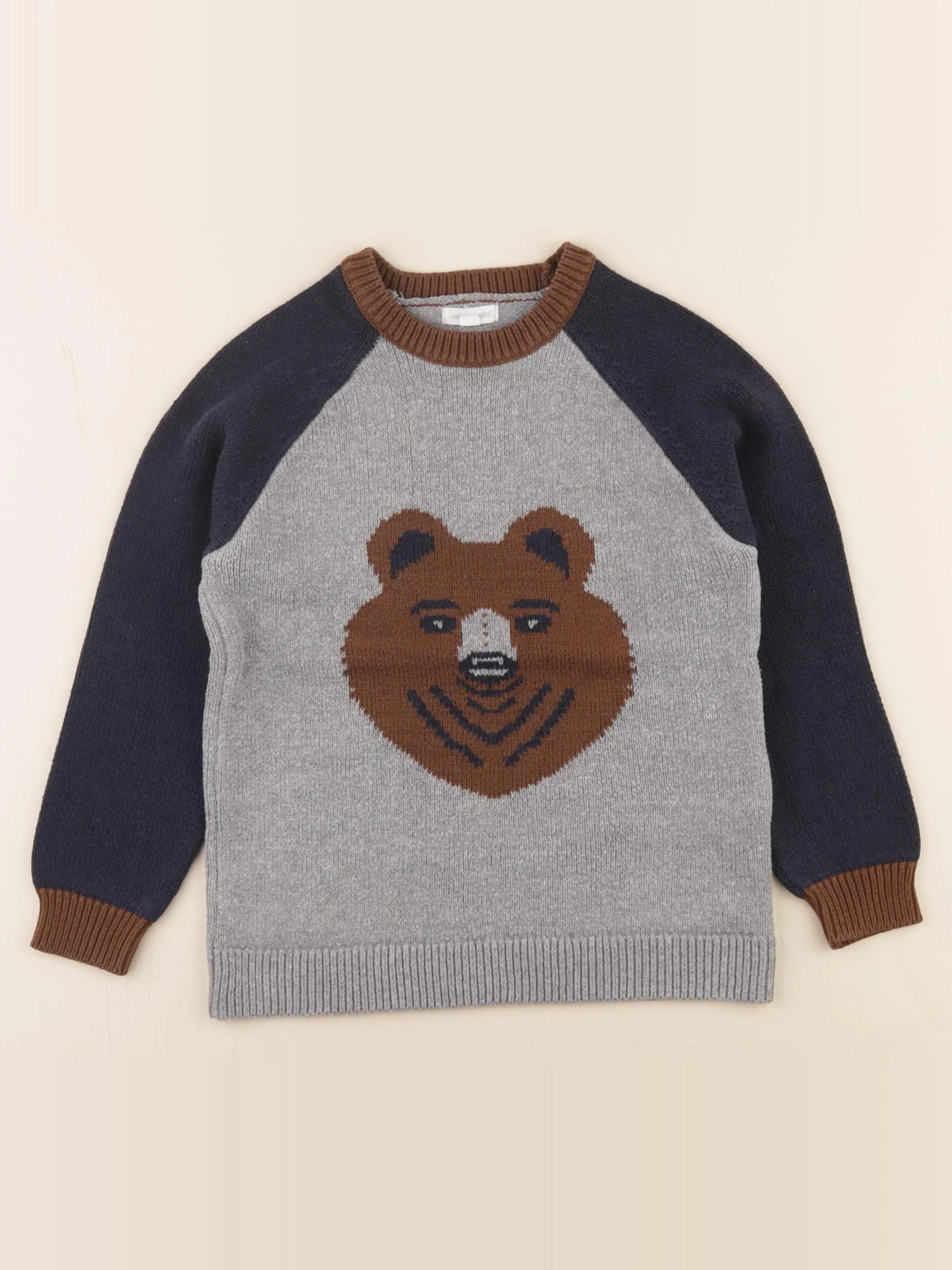 Vertbaudet - pull multicolore - 8 ans