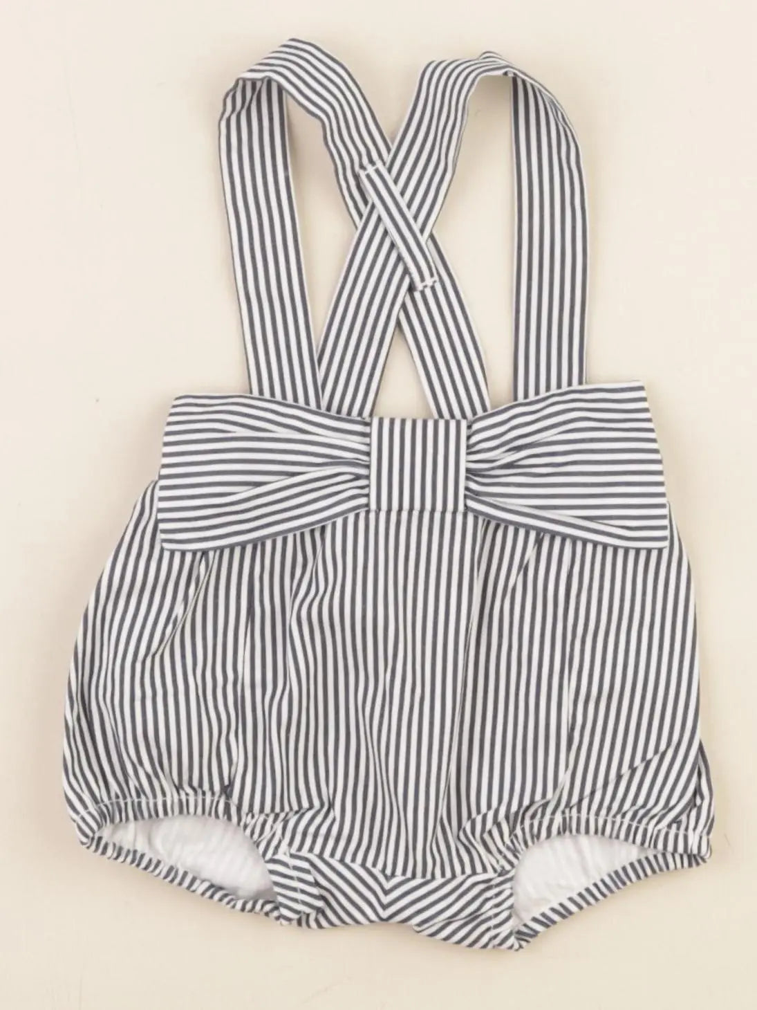 Jacadi - bloomer blanc, bleu - 1 mois