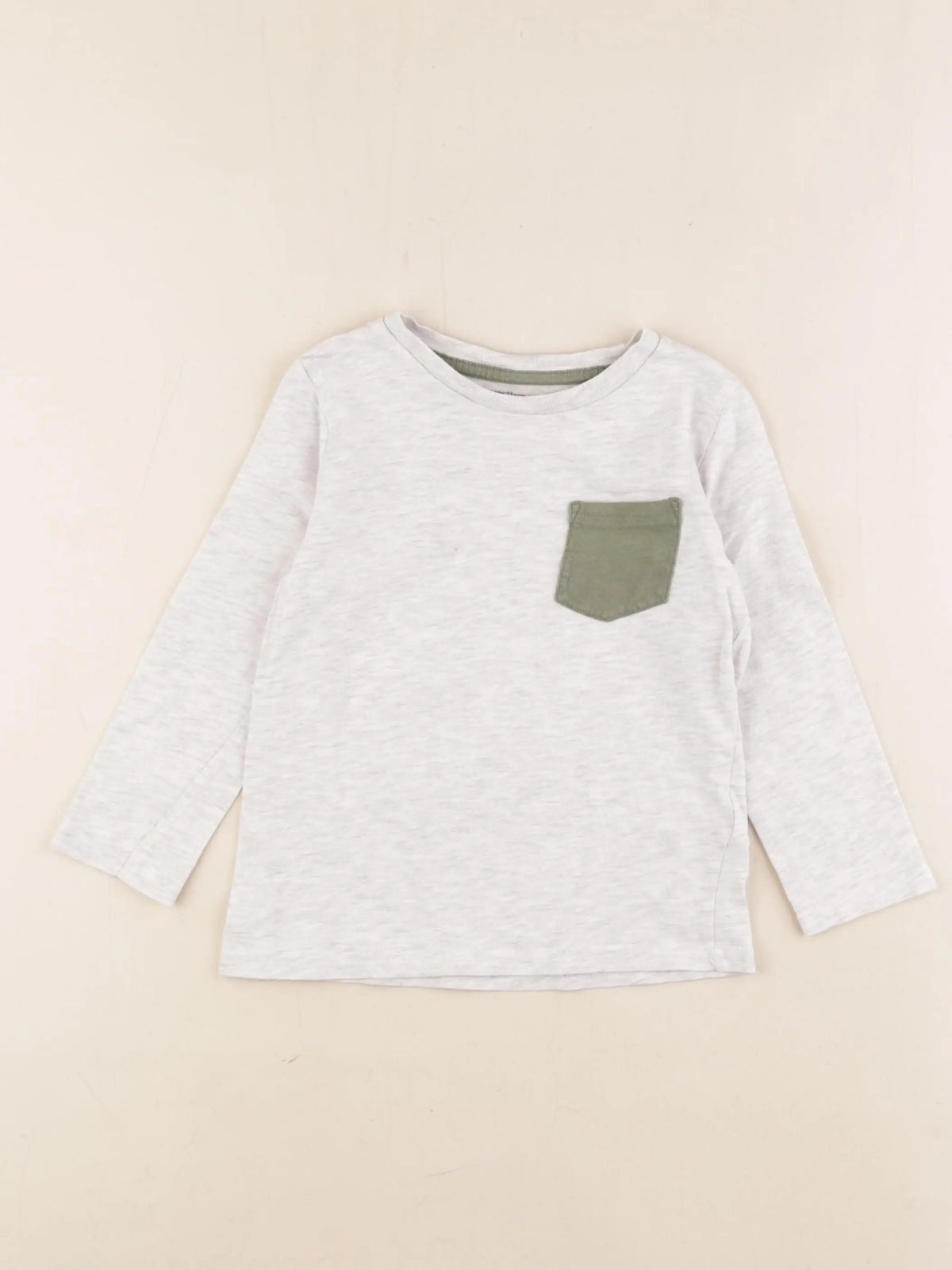 Vertbaudet - tee-shirt gris - 4 ans