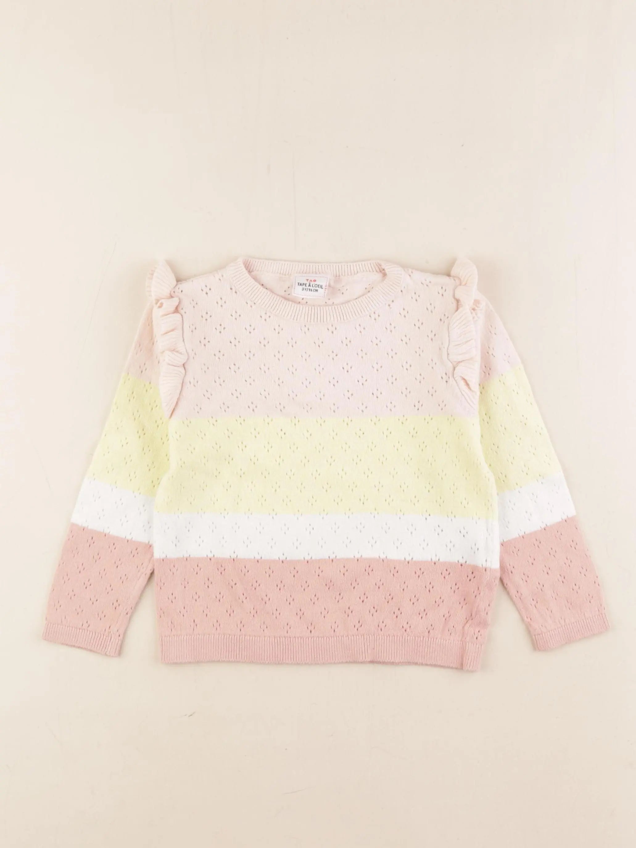 Tape à l'oeil - pull multicolore - 3 ans