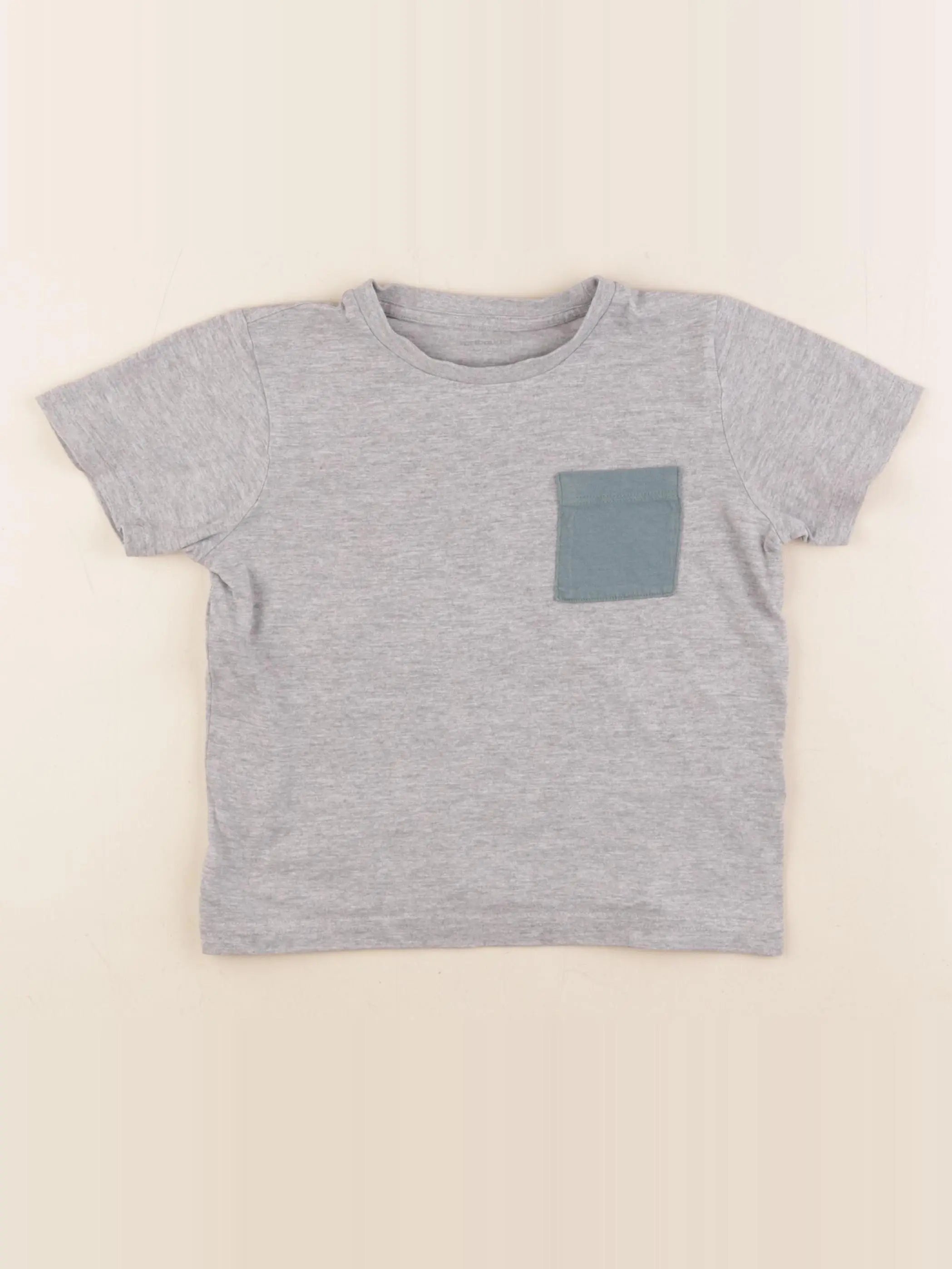 Vertbaudet - tee-shirt gris - 5 ans