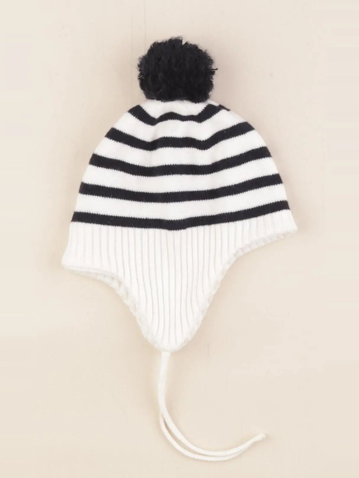 Jacadi - bonnet bleu, blanc - 18 mois