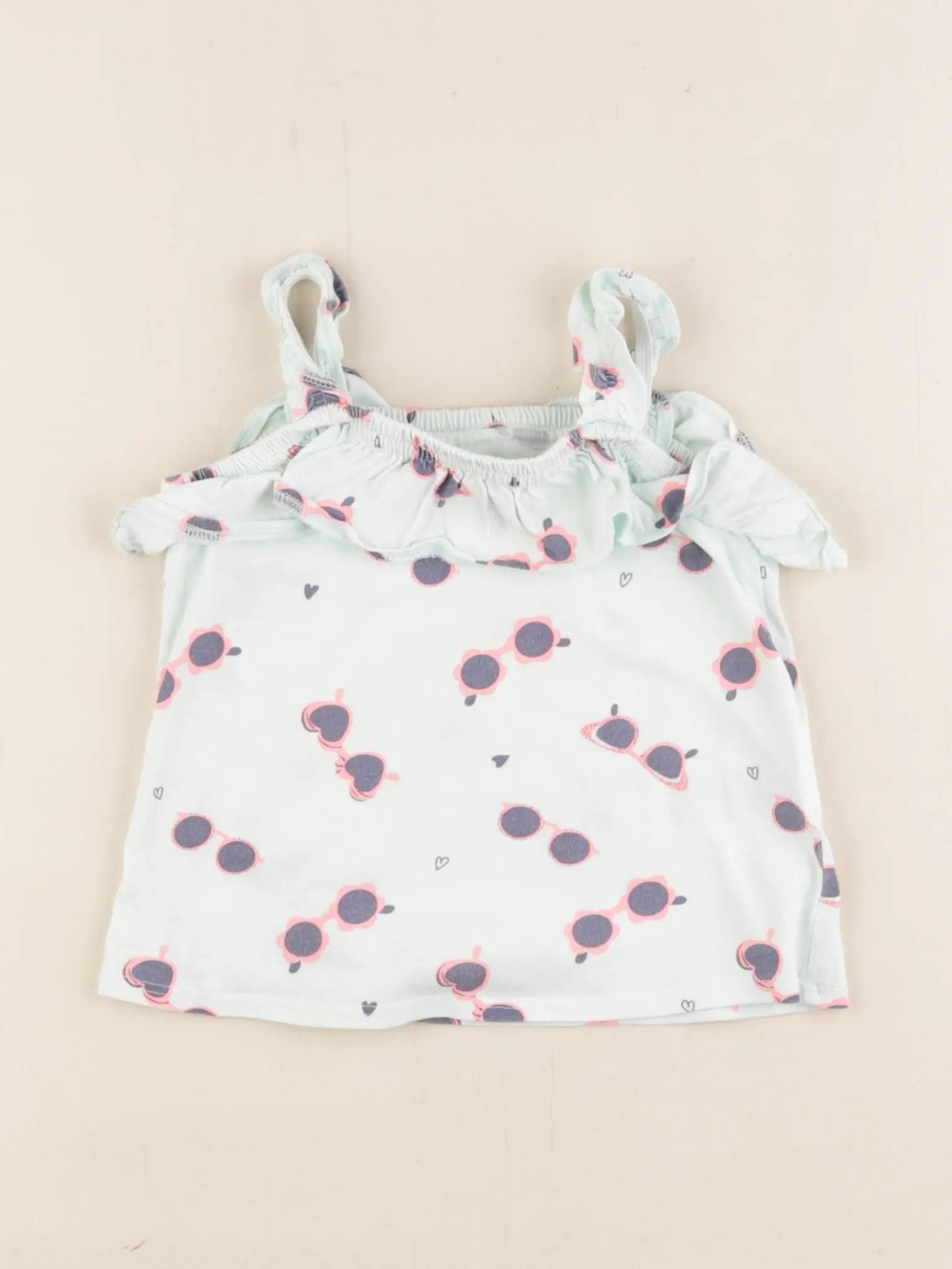 Vertbaudet - débardeur bleu - 2 ans