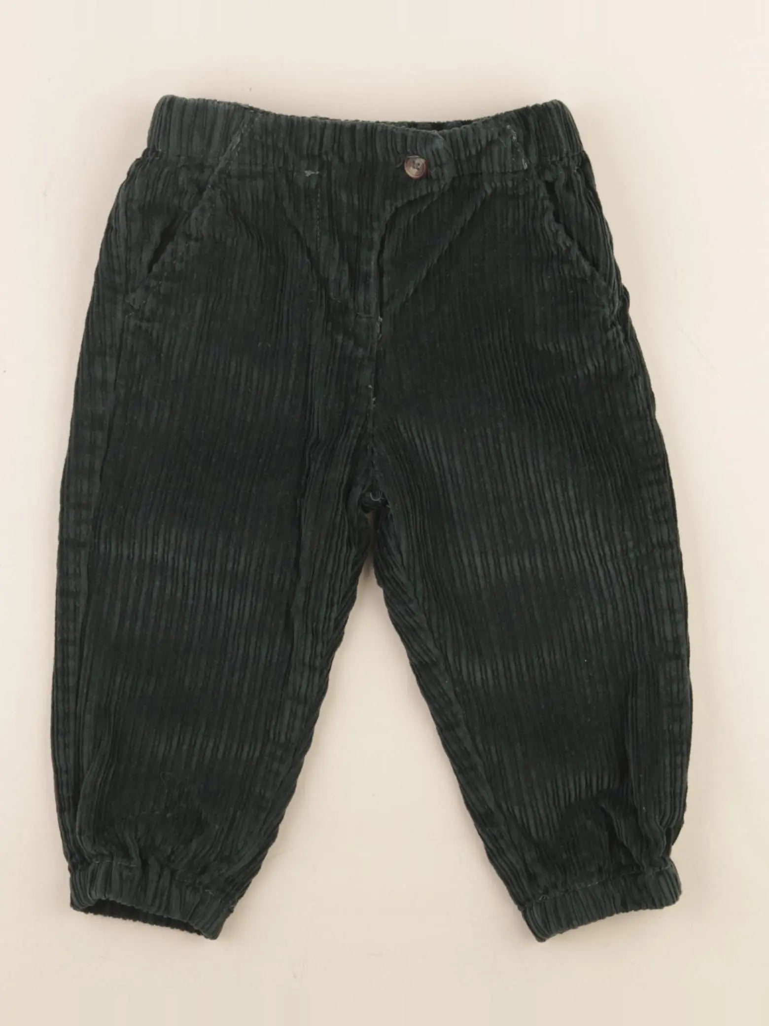 Boutchou - pantalon vert - 12 mois