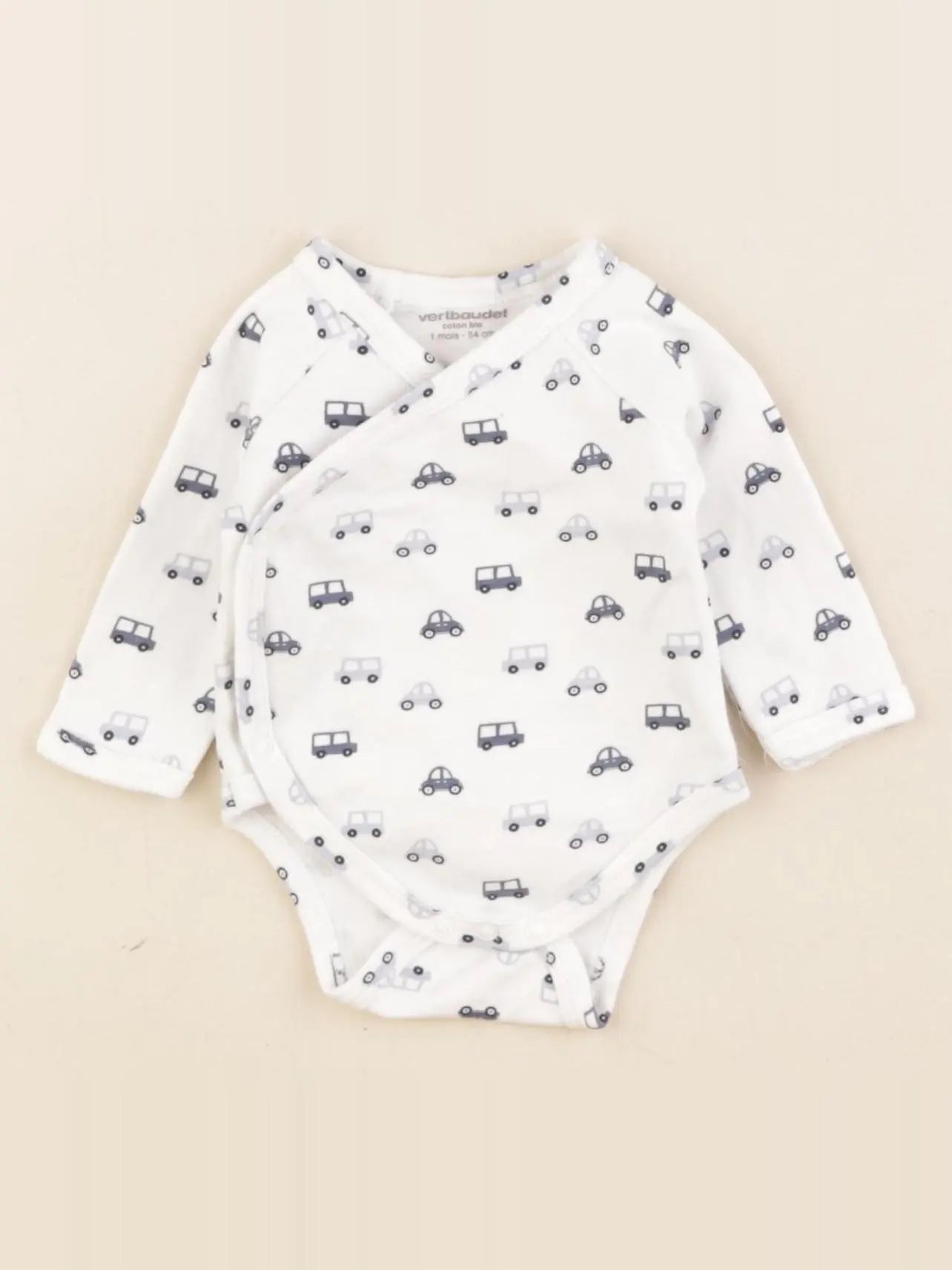 Vertbaudet - body blanc - 1 mois