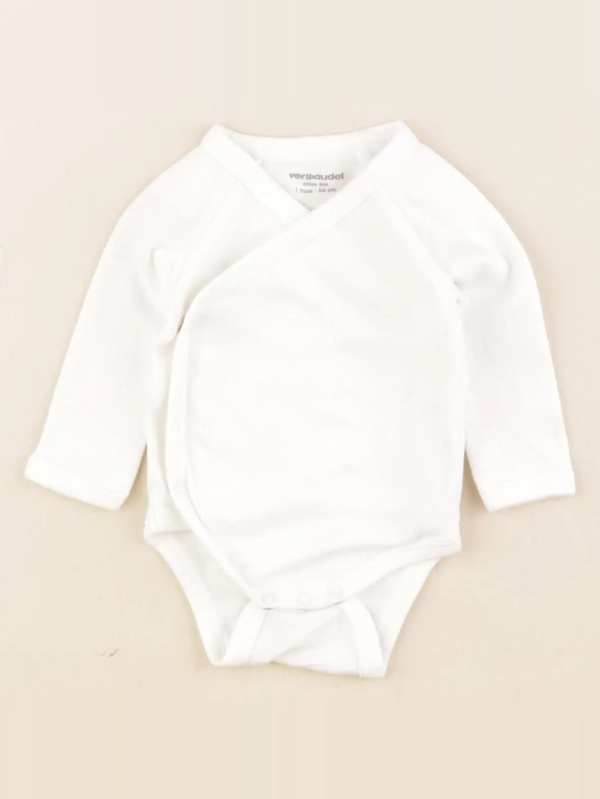 Vertbaudet - body blanc - 1 mois