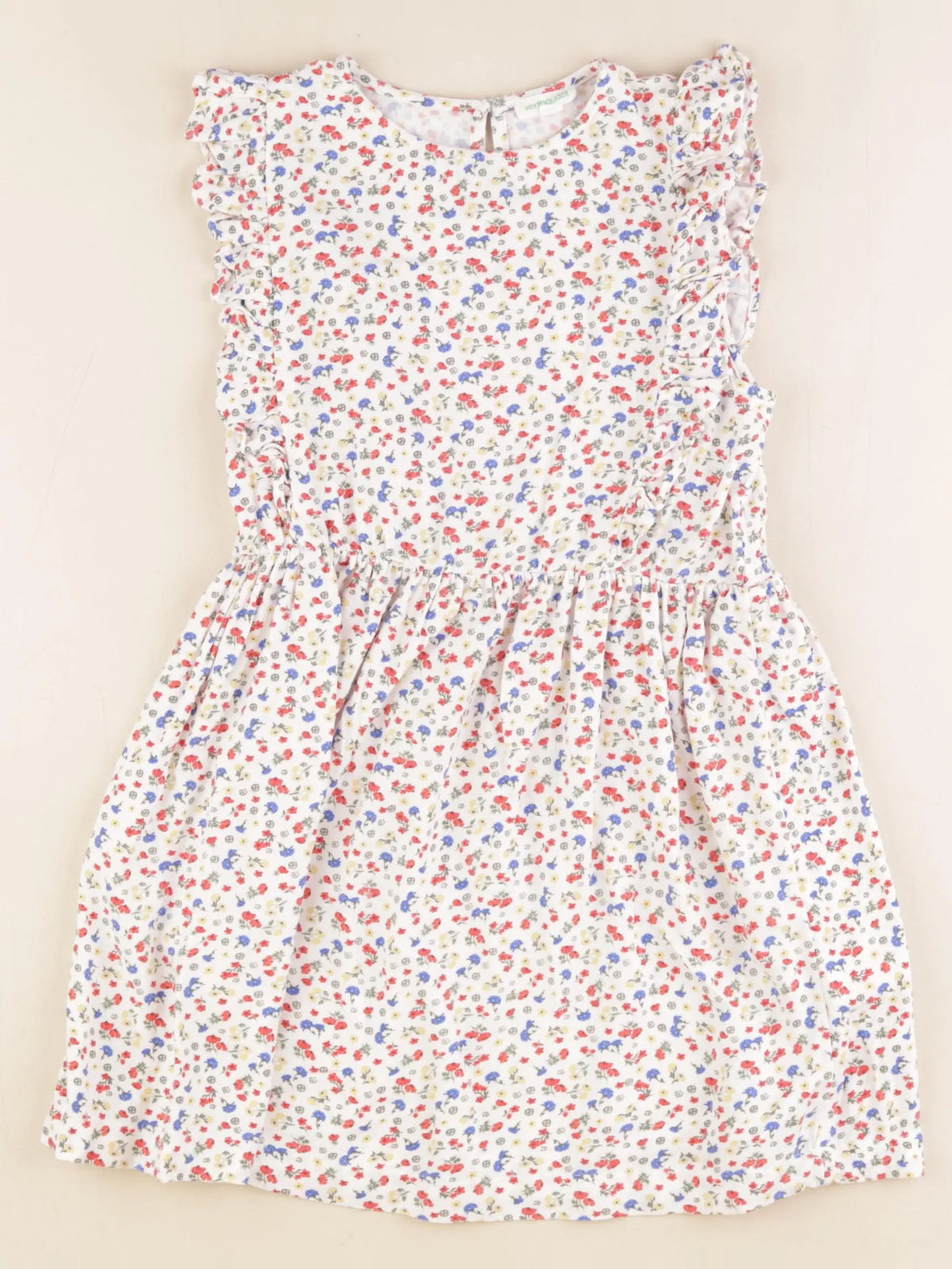 Vertbaudet - robe multicolore - 8 ans