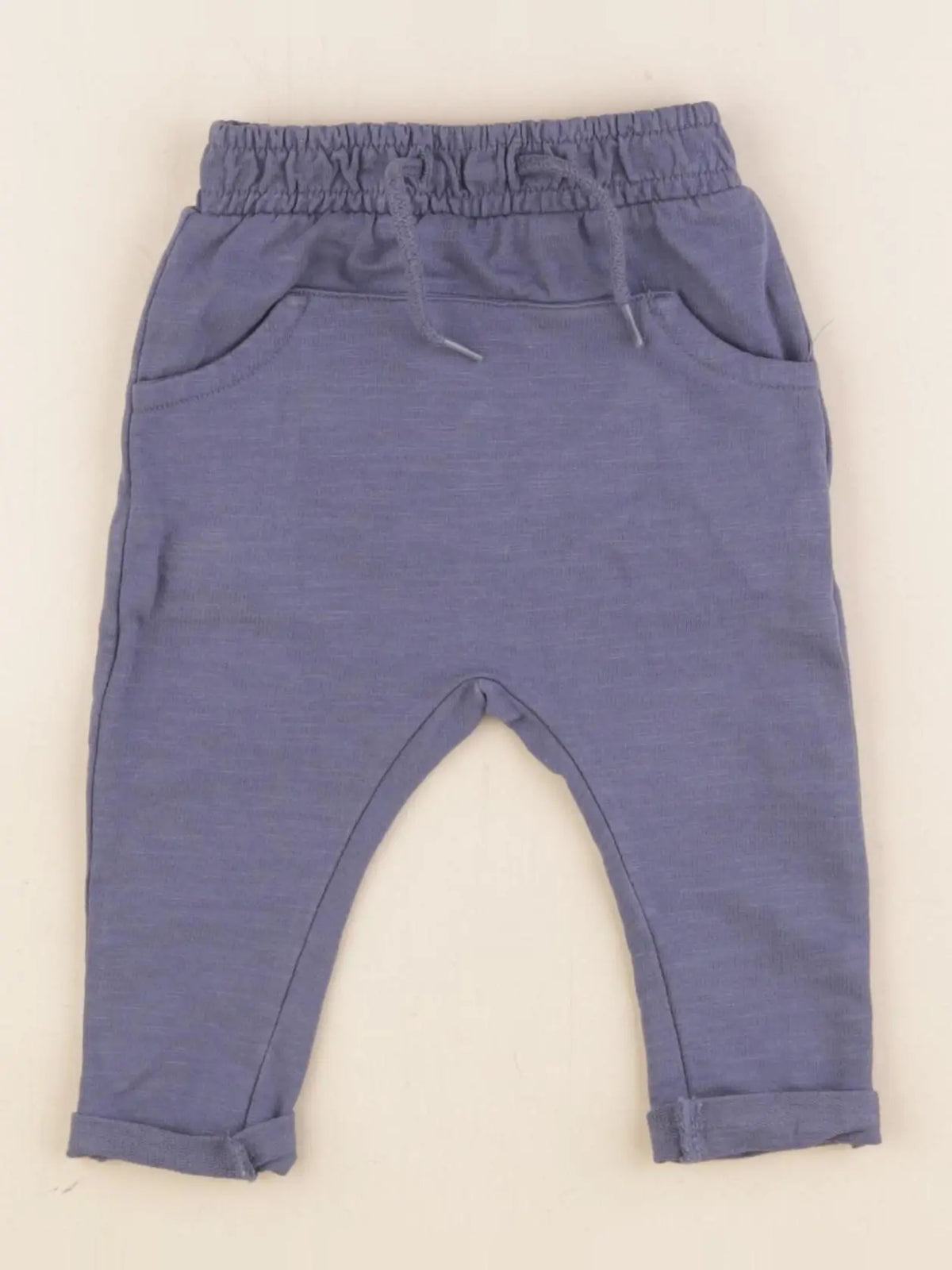 Vertbaudet - sarouel bleu - 3 mois