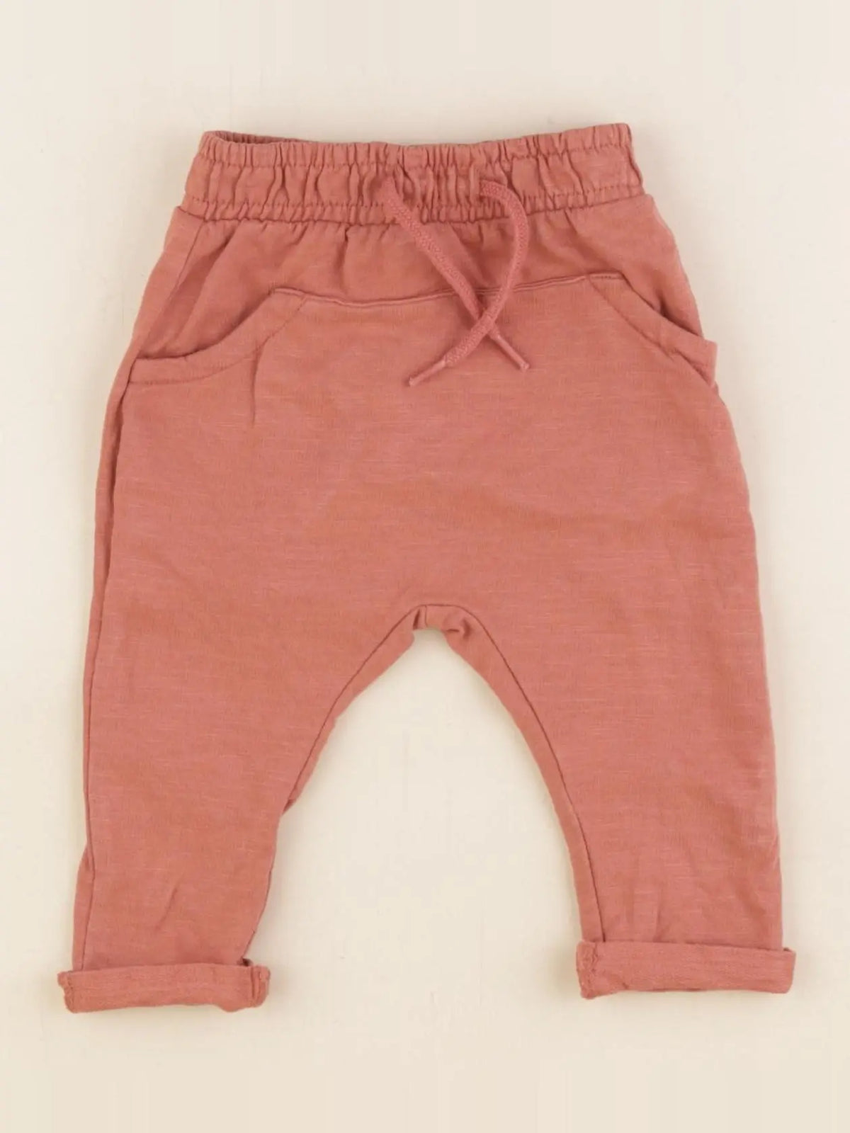 Vertbaudet - sarouel marron - 3 mois