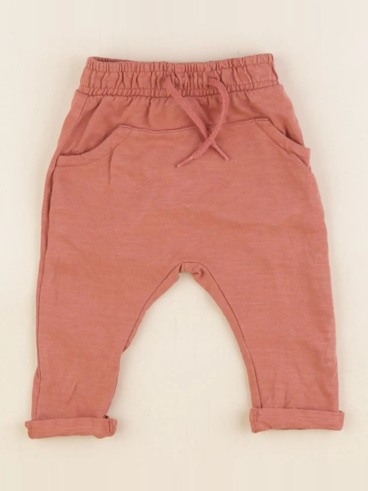 Vertbaudet - sarouel marron - 3 mois