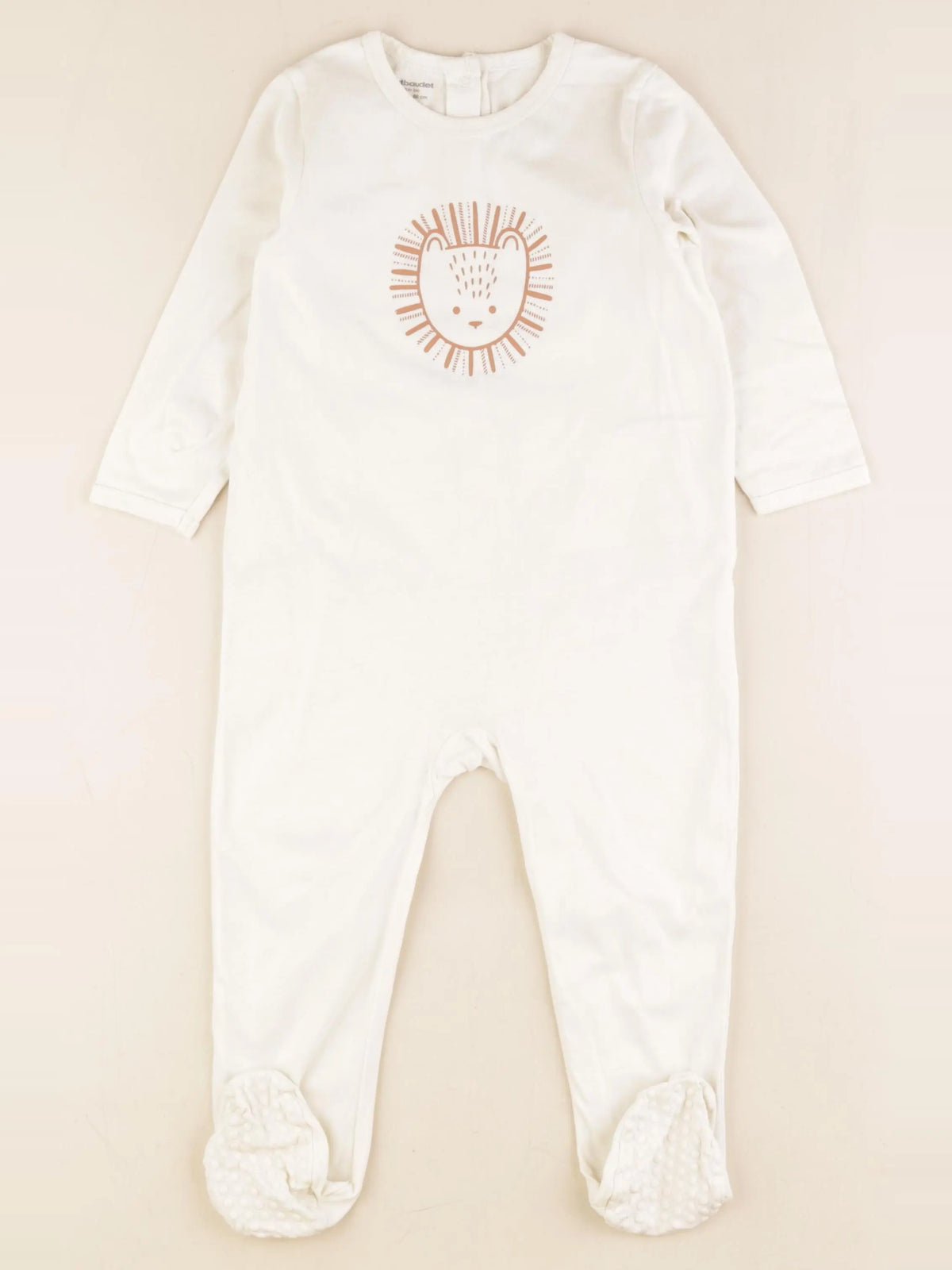 Vertbaudet - pyjama coton blanc - 24 mois