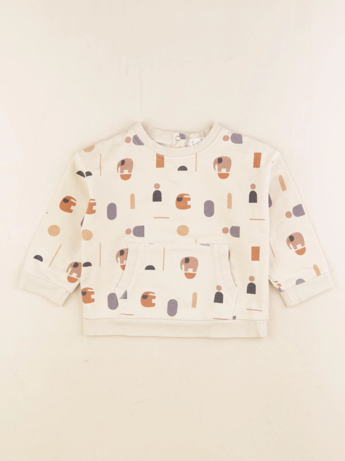 Vertbaudet - sweat multicolore - 24 mois