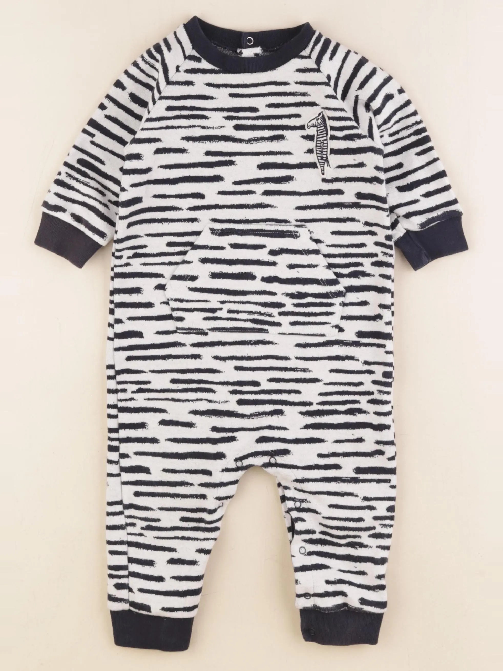Petit Bateau - combinaison bleu - 18 mois