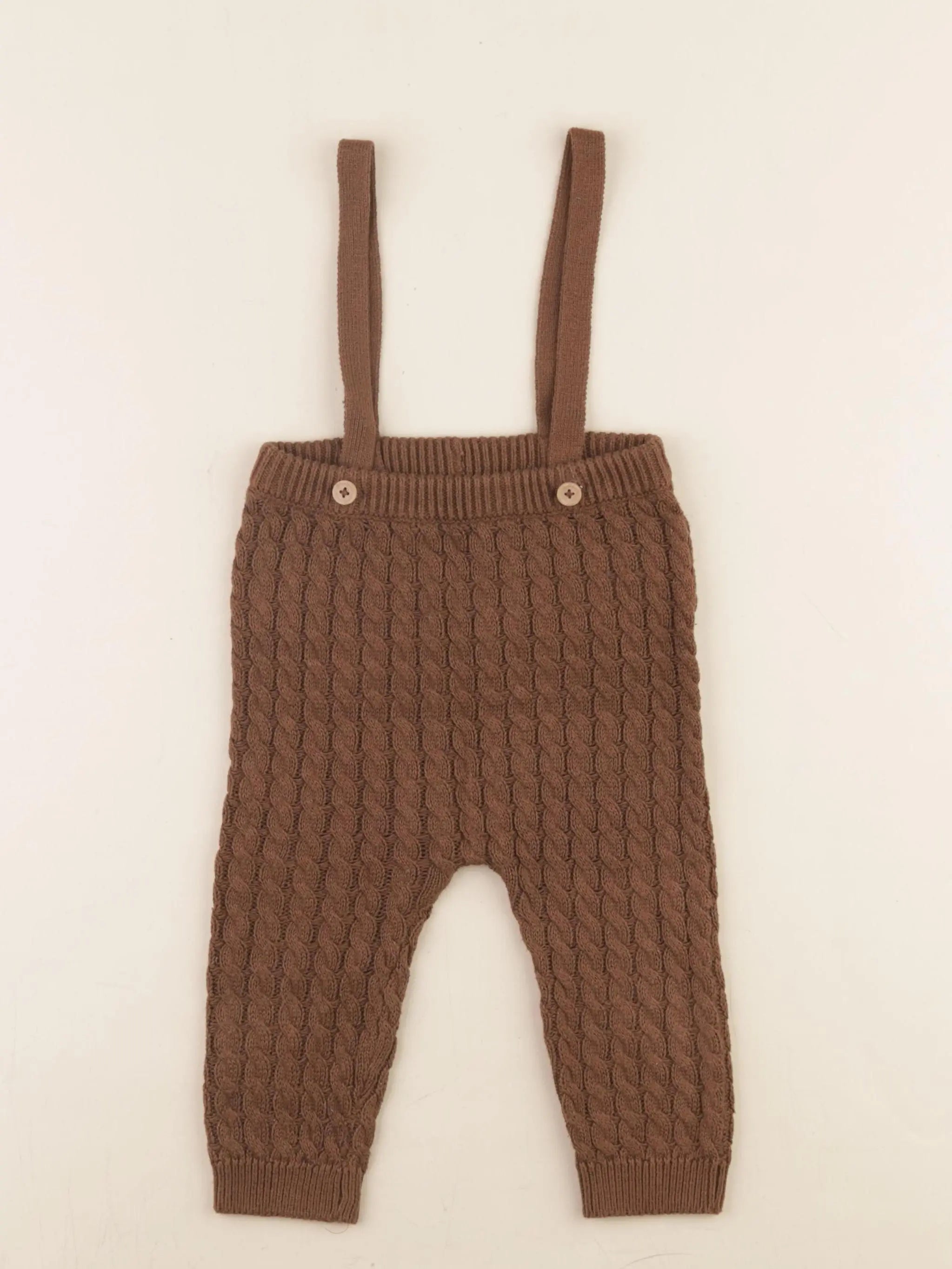 Vertbaudet - legging marron - 12 mois