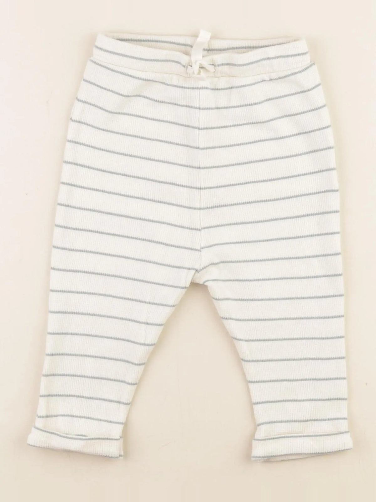 Vertbaudet - pantalon blanc - 18 mois