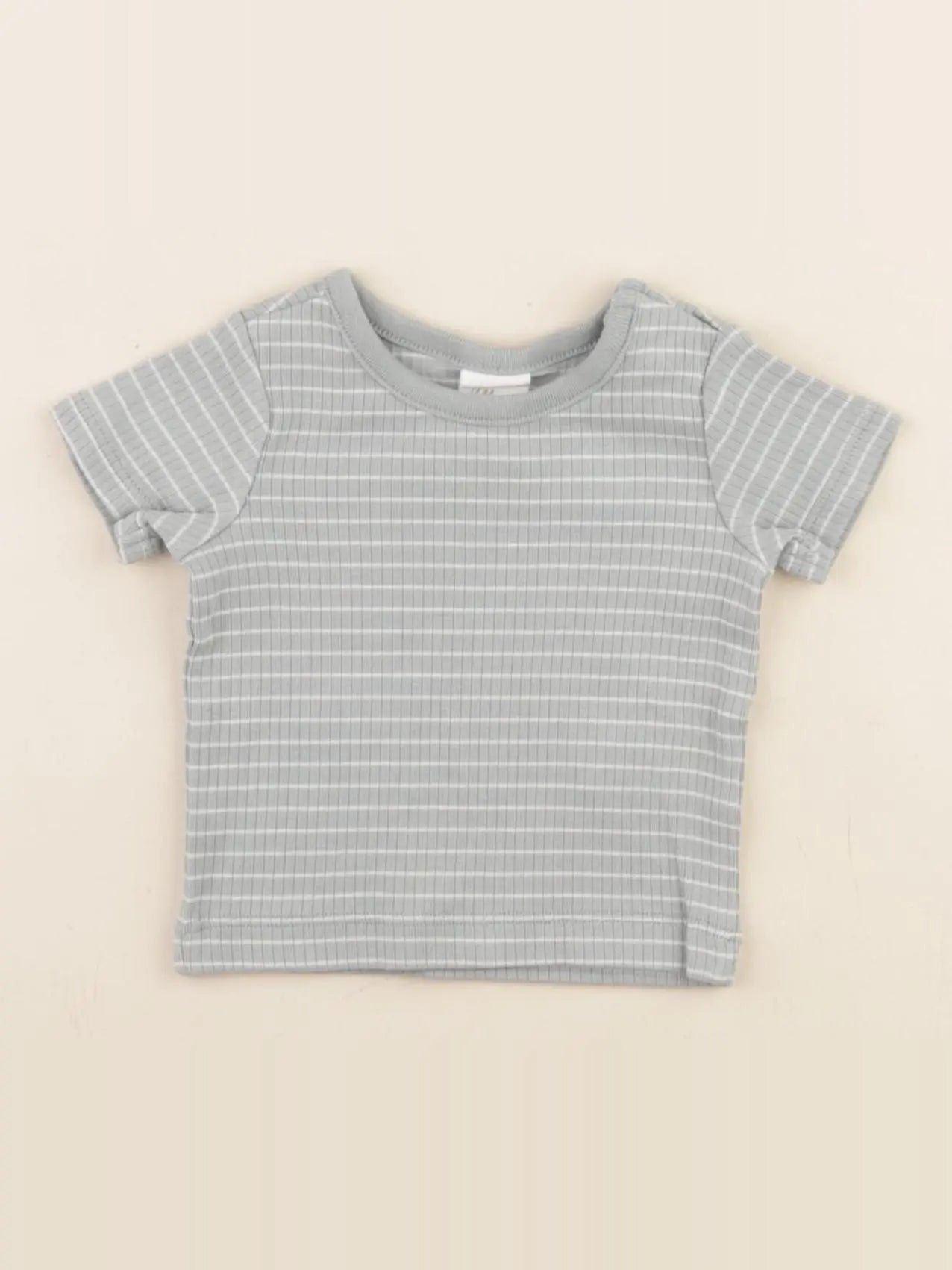 H&M - tee-shirt bleu - 1/2 mois