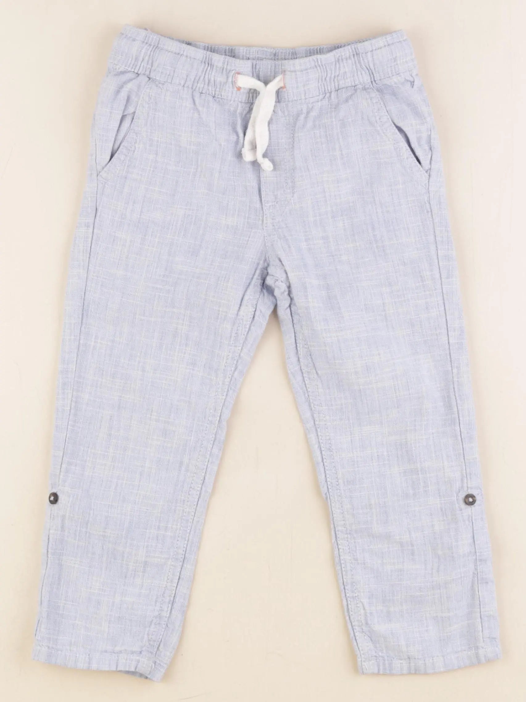 Vertbaudet - pantalon bleu - 4 ans